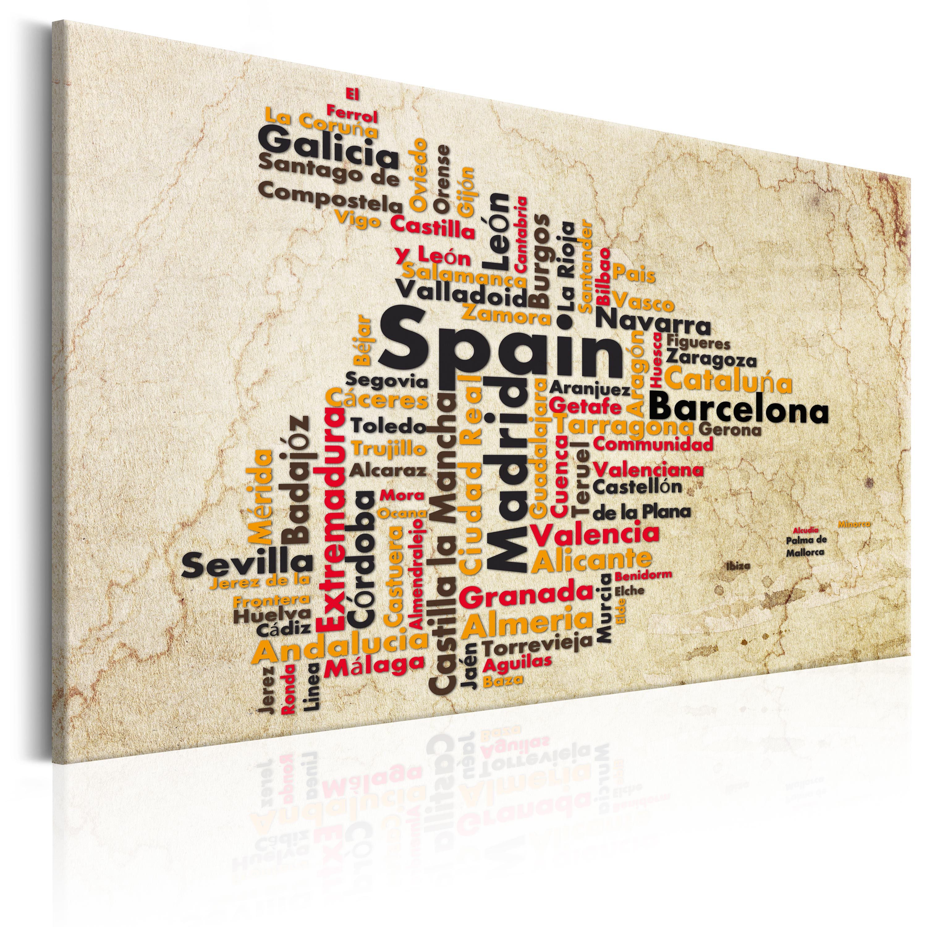 Artgeist Wandbild Spanish Cities (ES)