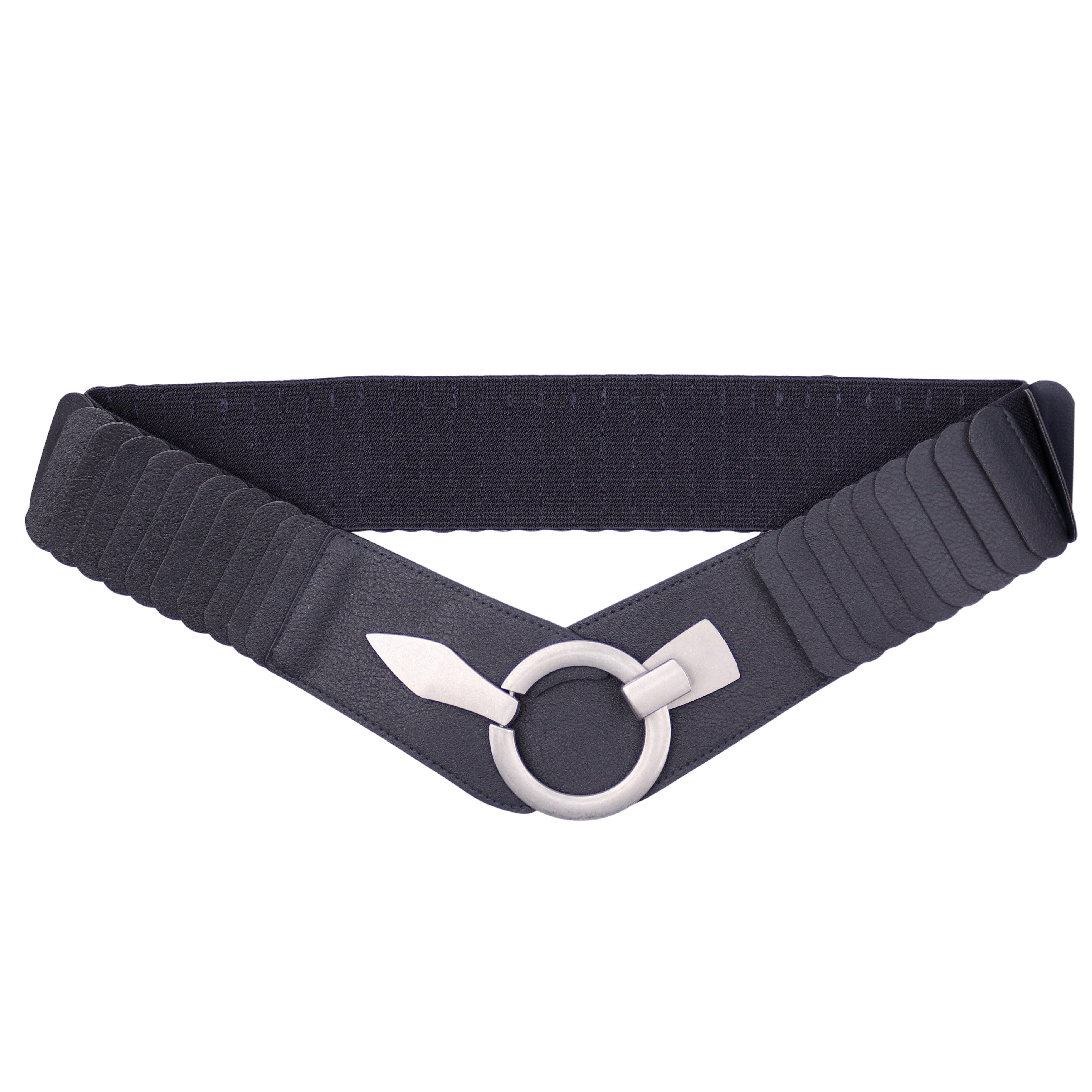 MIRROSI Taillengürtel Leo Unifarbe breit 6cm für Taillenumfang 85 bis 110cm, ONESIZE (Angenehmes Tragesgefühl, Leopard Muster, Unifarben) Breiter Stretch Gürtel