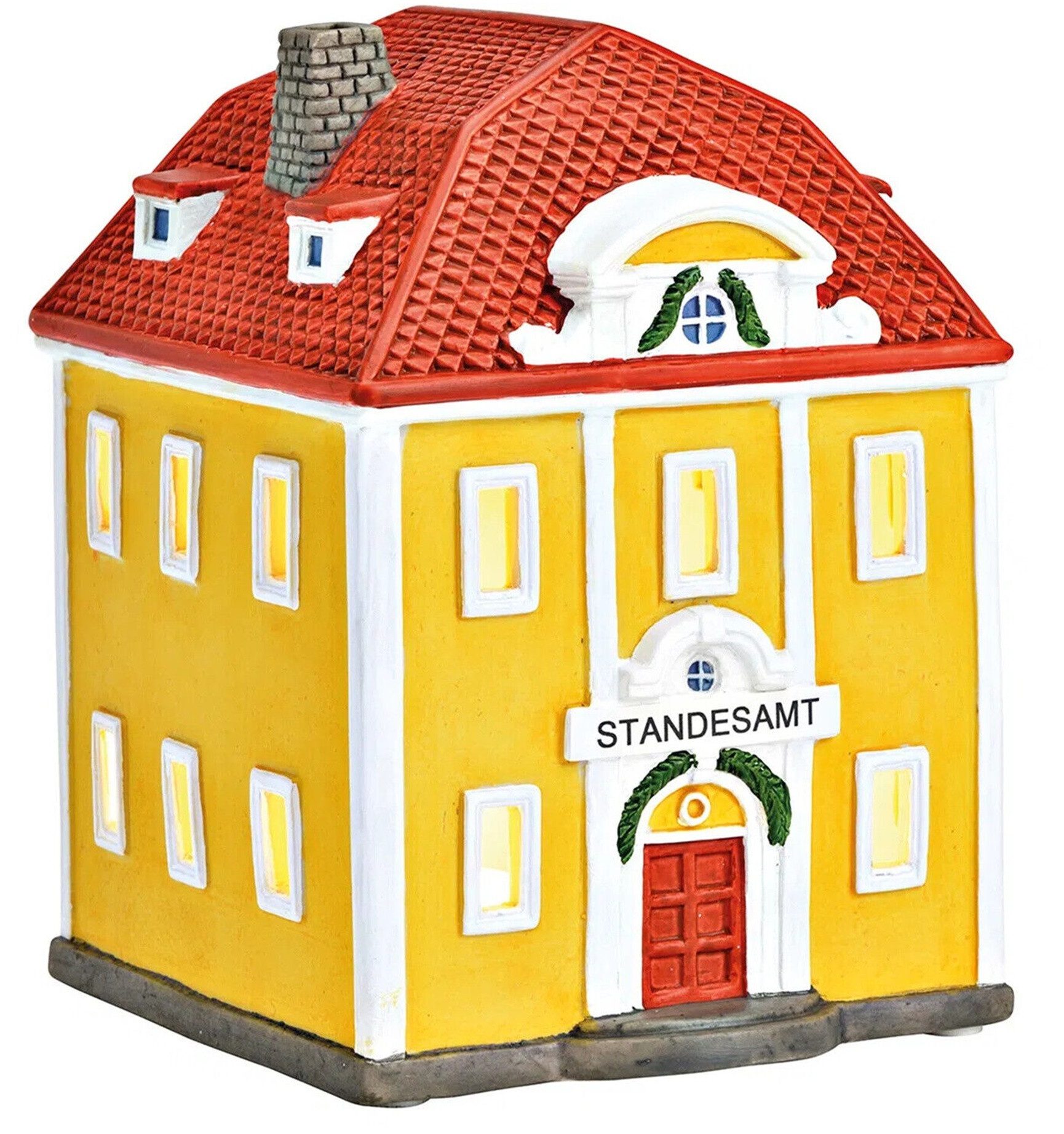 Wurm Dekoobjekt Standesamt Modell Porzellan Figur Lichthaus