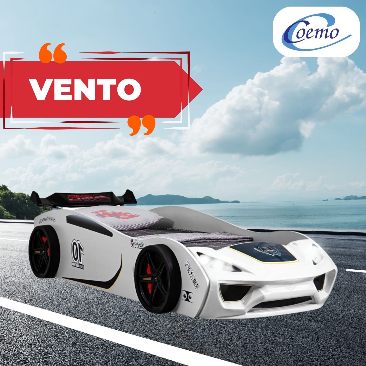 Coemo Autobett VENTO (Komplett-Set Bett und günstig online kaufen