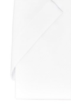 MARVELIS Kurzarmhemd Kurzarmhemd - Comfort Fit - Struktur - Weiß