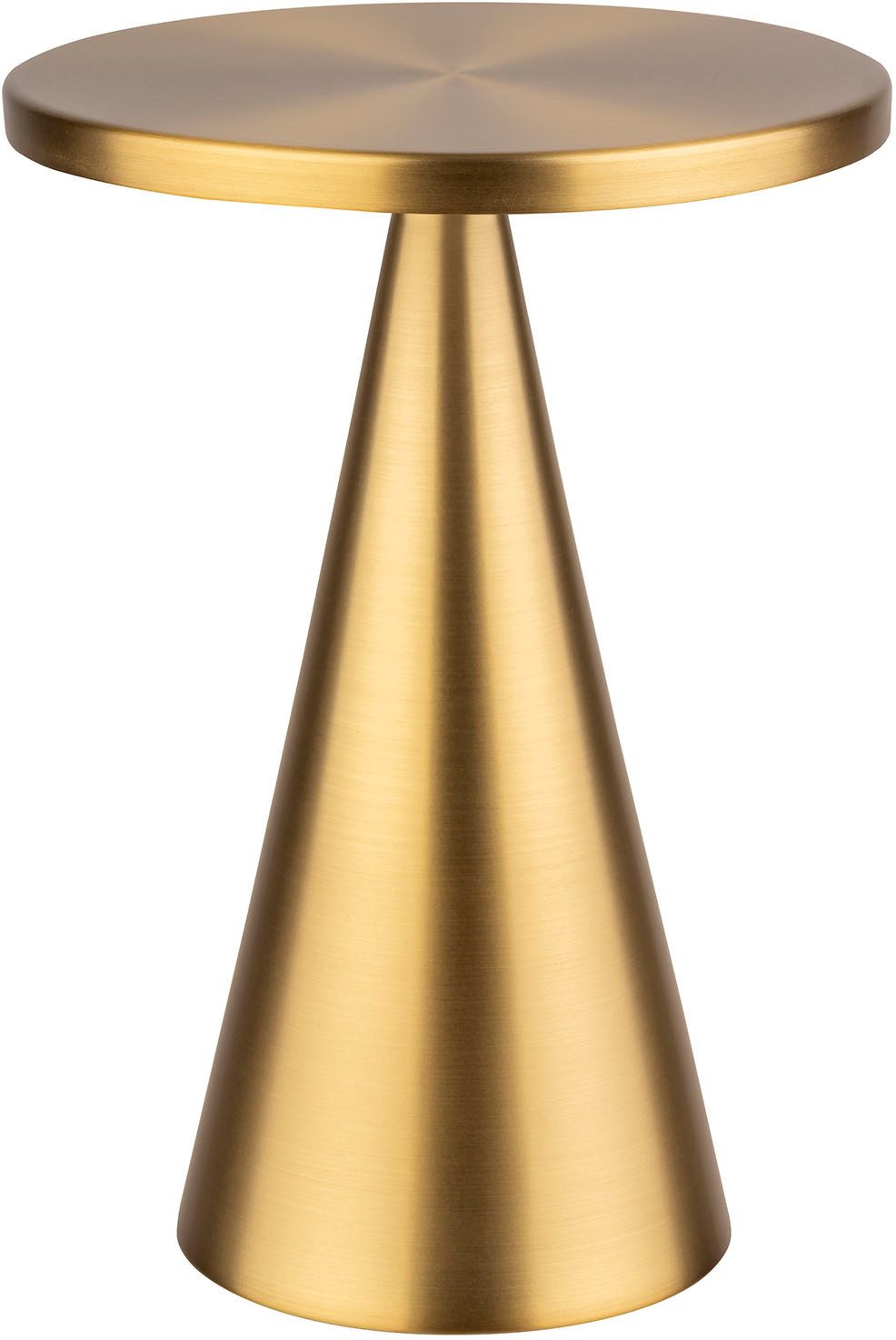 APS LED Tischleuchte Akku-Tischleuchte "CONE", Höhe 18 cm, USB-Ladefunktion, LED fest integriert, warmweiß - kaltweiß, inkl. Ladestation, USB-Ladekabel und Fernbedienung