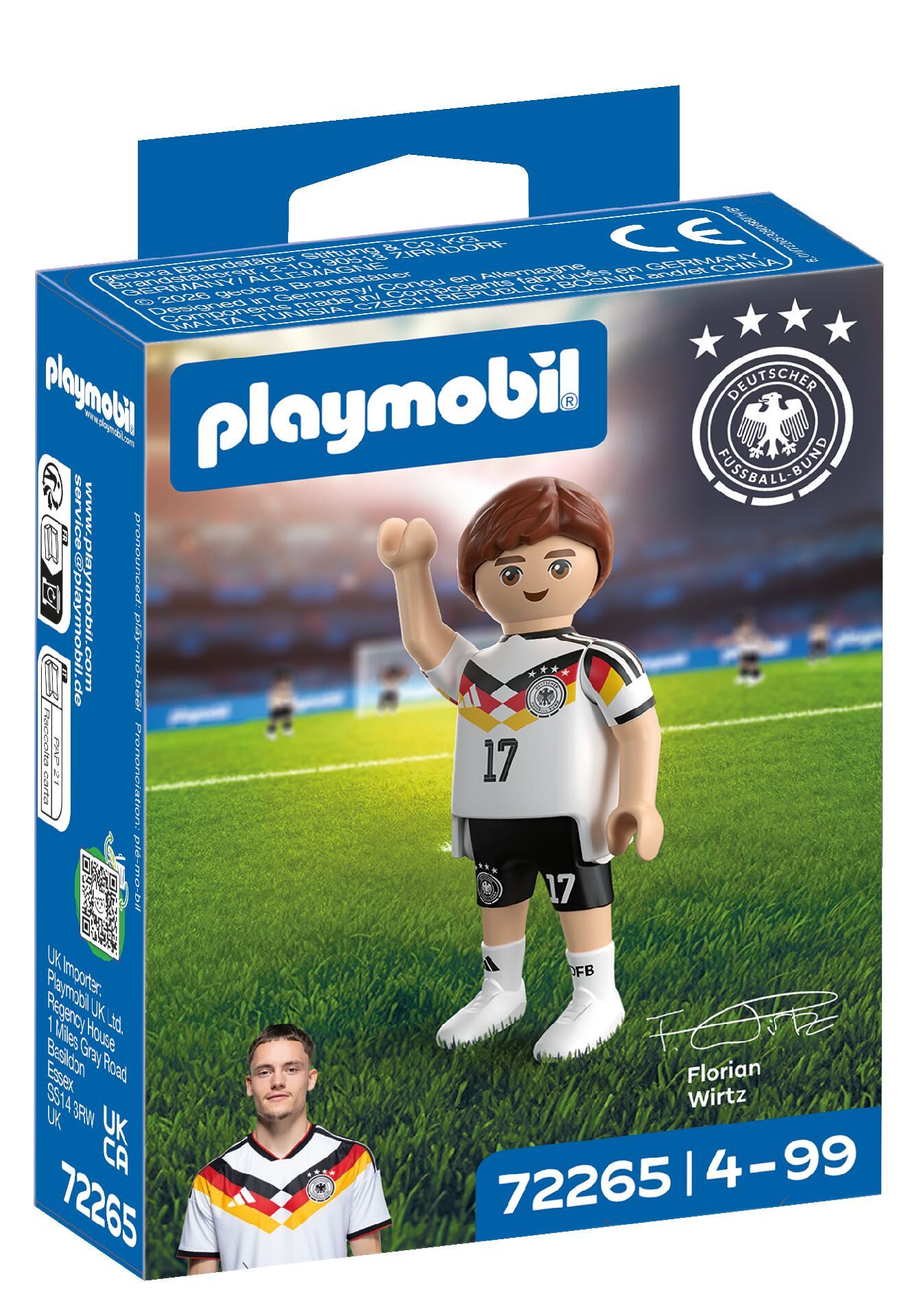 Playmobil® Florian Wirtz (72265), DFB Konstruktions-Spielset, Made in Europe von Playmobil®