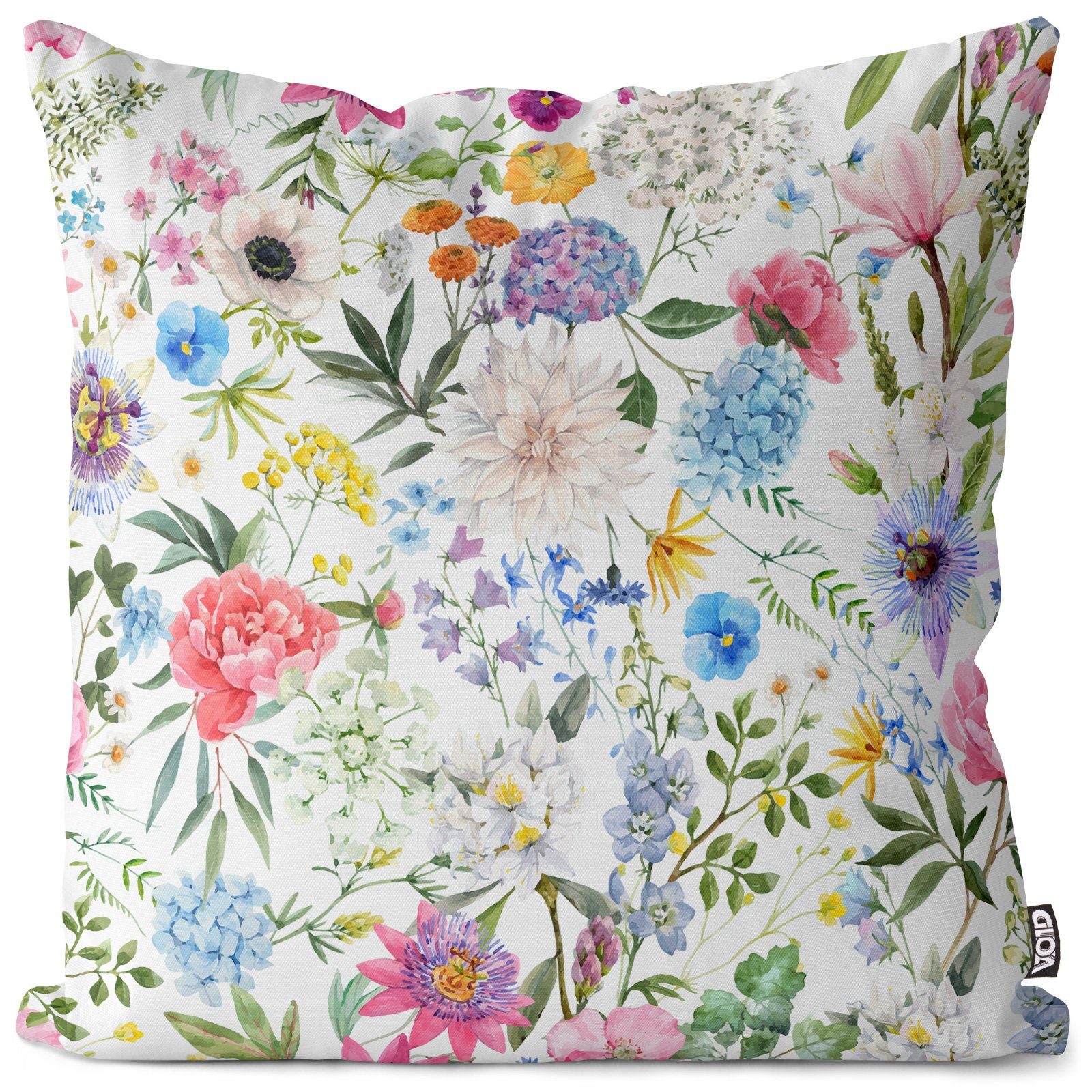 VOID Kissenbezug, (1 Stück), Blumen Blumenmuster Frühlingsblumen 40x40 Sofa günstig online kaufen