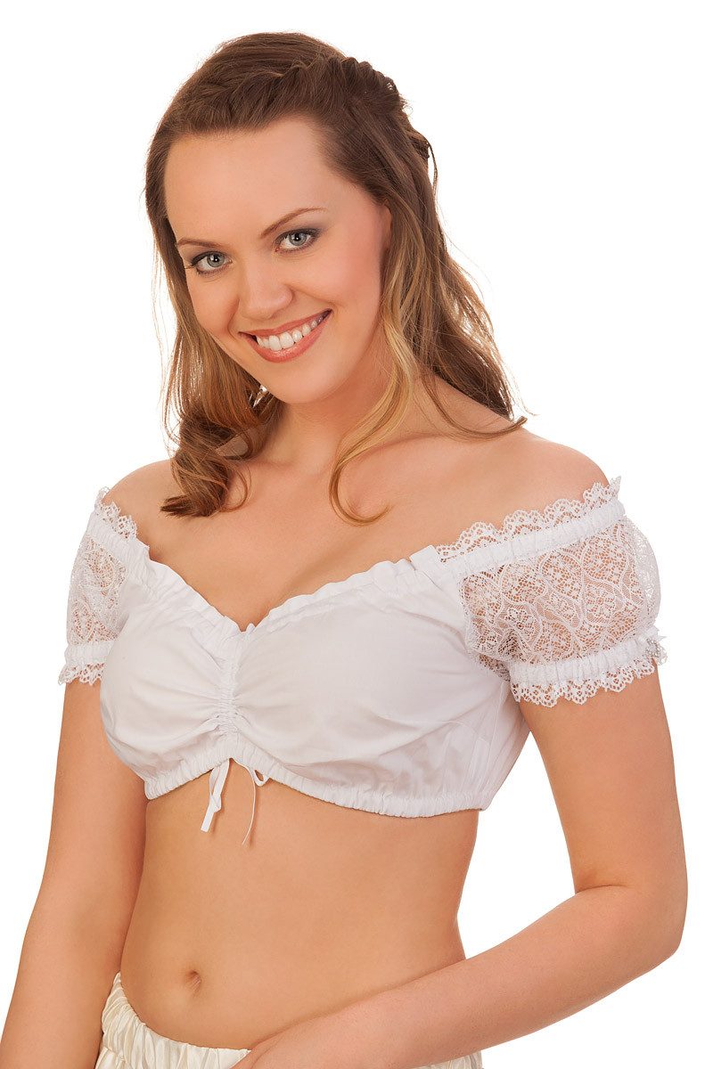 Dirndlbluse Dirndlbluse - AGNETA-SUSAN - weiß