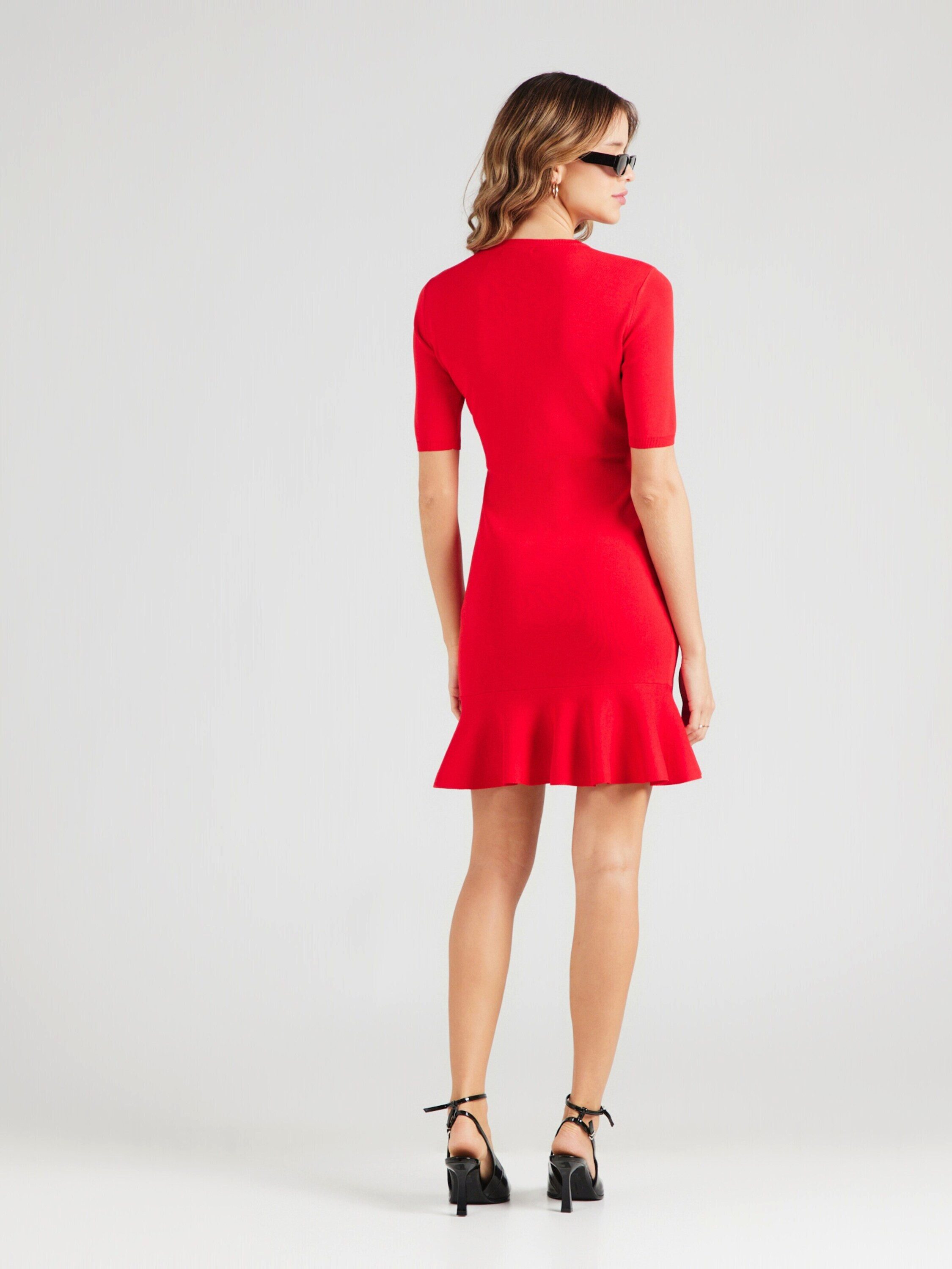 ARMANI EXCHANGE Midikleid (1-tlg) Volant
