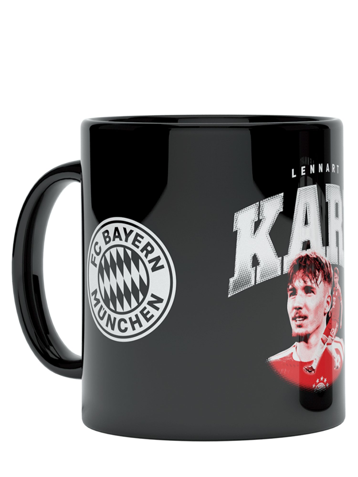 FC Bayern München Tasse FC Bayern München I Tasse Karl 0,3 l I Schwarz, Keramik