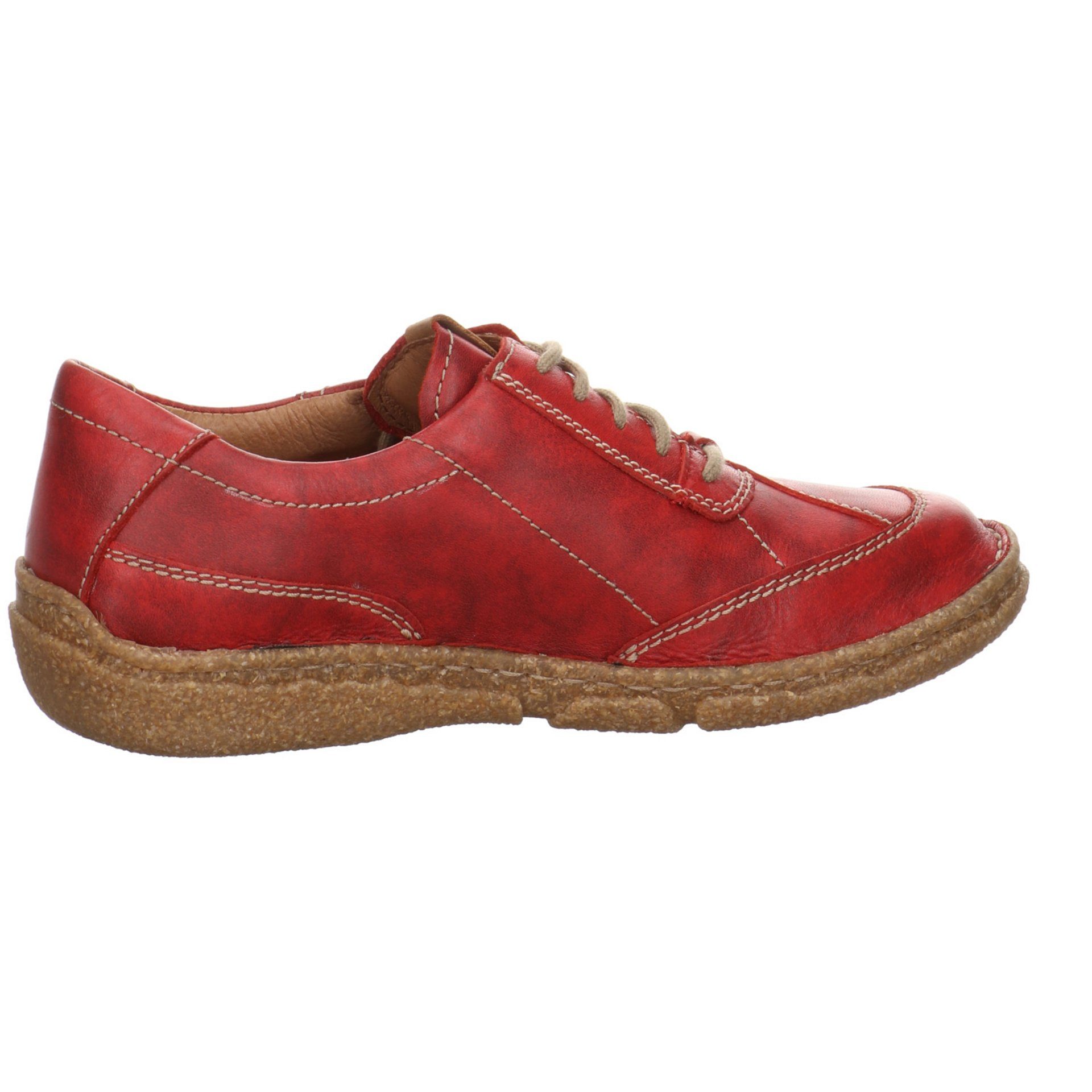 rot-kombi Neele Seibel Glattleder Damen Josef Schnürschuh Schnürschuh Schnürhalbschuhe