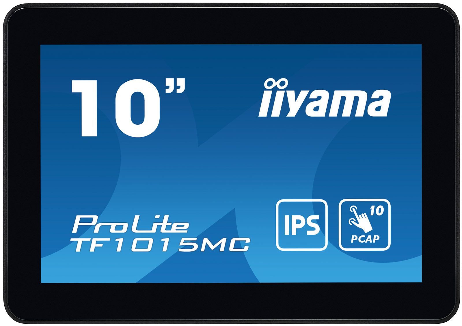 Iiyama TFT TF1015MC 25.7cm MTOUCH Ei 10.1/1280x800/10-Punkt/HDMI/DP/VGA/ TFT-Monitor (1280 x 800 px, HD, 29 ms Reaktionszeit, 75 Hz, IPS, Touchscreen, HDCP)