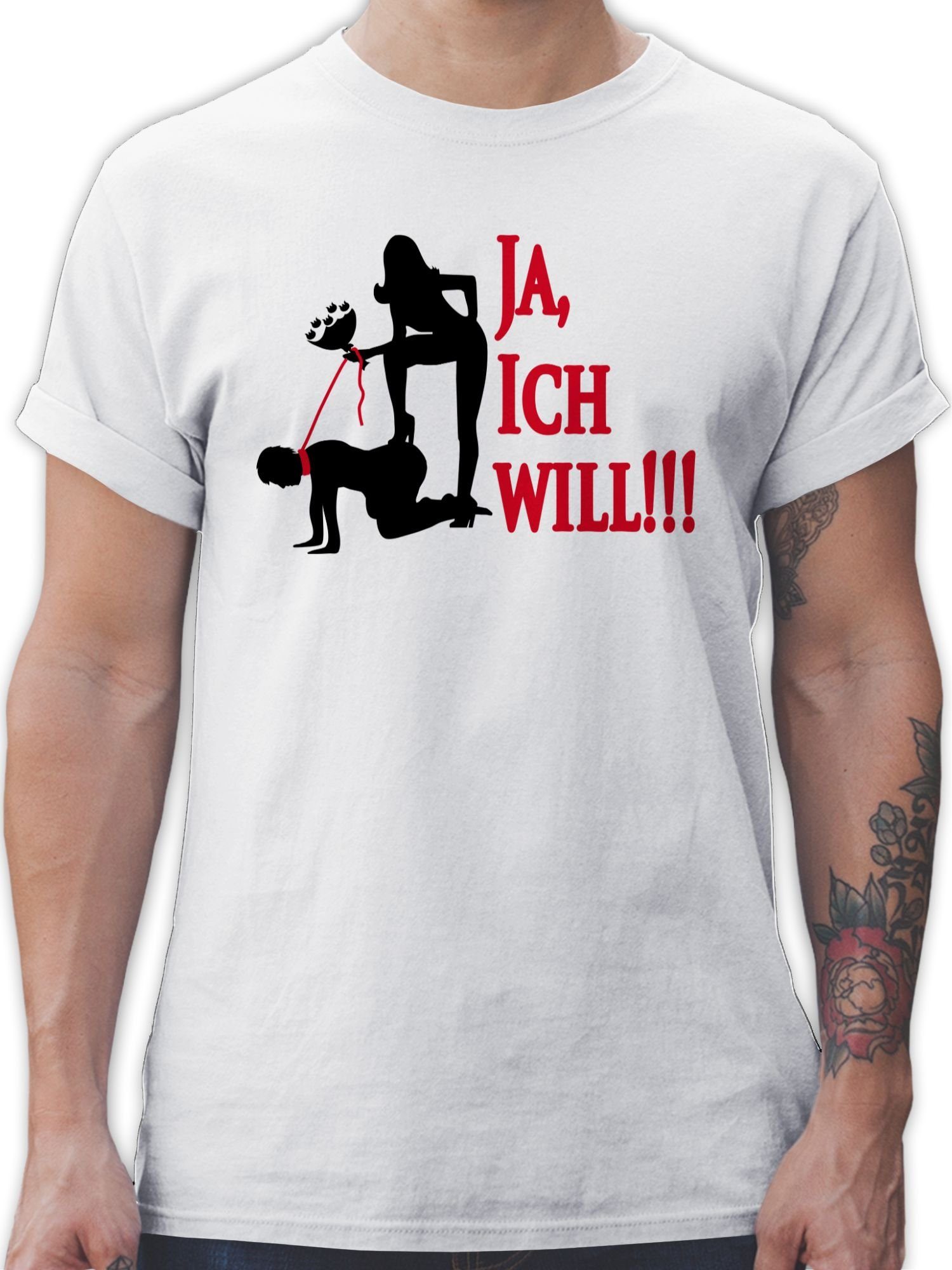 T-Shirt Ja ich will