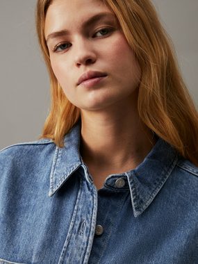 Calvin Klein Jeans Jeanskleid BOXY BELTED SHIRT DRESS mit Logopatch