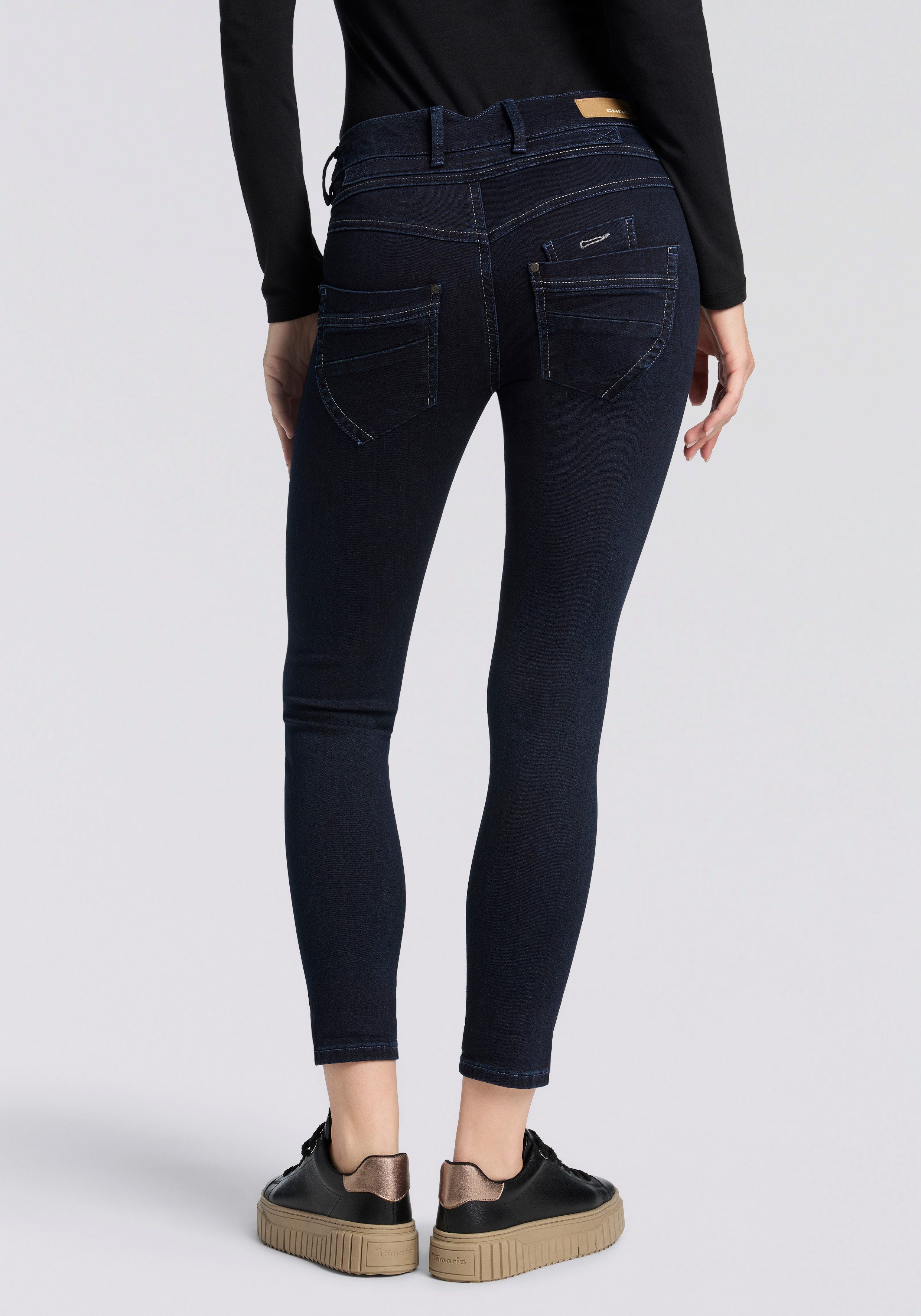 GANG Slim-fit-Jeans 94MARGE mit besonderem 4-Knopf-Verschluss – Bild 4 von 5