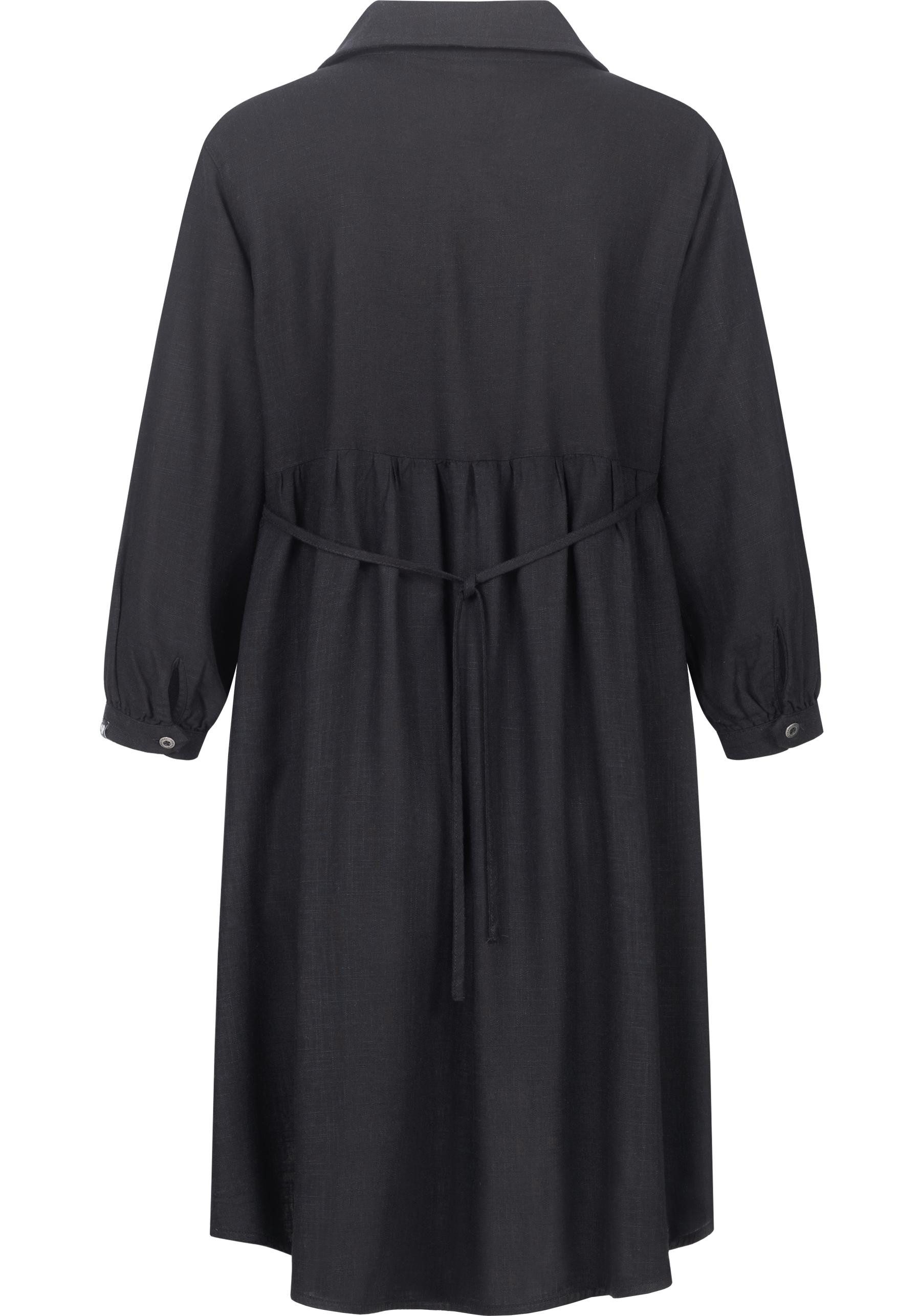 Ragwear Minikleid Almu Leichtes Langarmkleid mit Blumenmuster