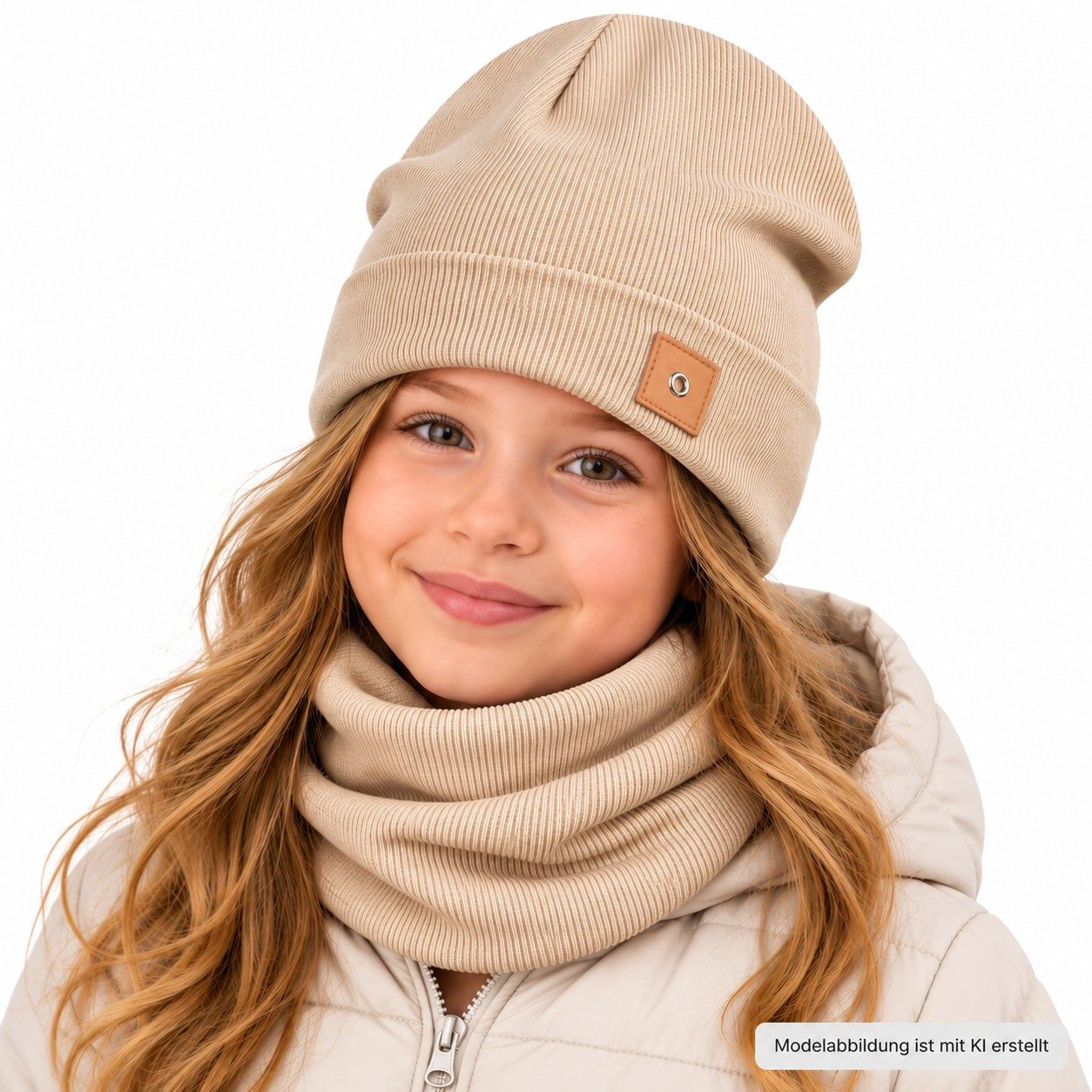 Smarilla Mütze & Schal Kindermütze mit Schal, Winterset für Jungen & Mädchen