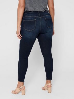 ONLY CARMAKOMA Skinny-fit-Jeans Skinny Stretch Jeans Curvy Plus Size Denim CARWILLY Übergröße (1-tlg) 3909 in Dunkelblau