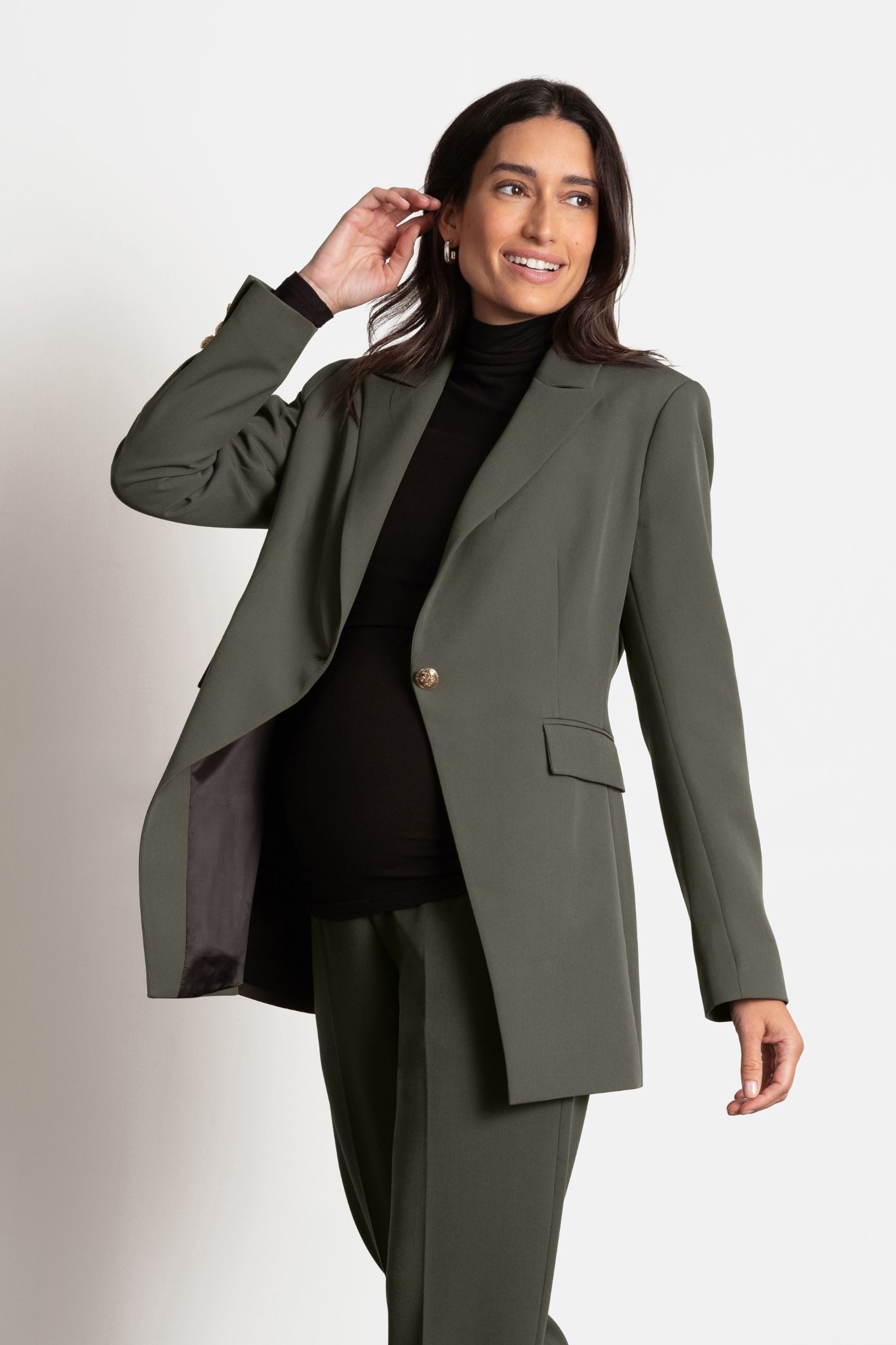Seraphine Jackenblazer Seraphine edler Umstands-Blazer (1-tlg)