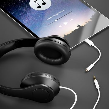 deleyCON deleyCON Kopfhörer Adapter für iPhone Lightning 8-Pin auf 3,5mm Audio-Kabel