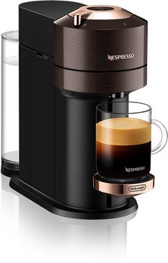 Nespresso Kapselmaschine Vertuo Next Premium ENV 120.BWAE von DeLonghi, Rich Brown, inkl. Aeroccino Milchaufschäumer im Wert von UVP € 75,-