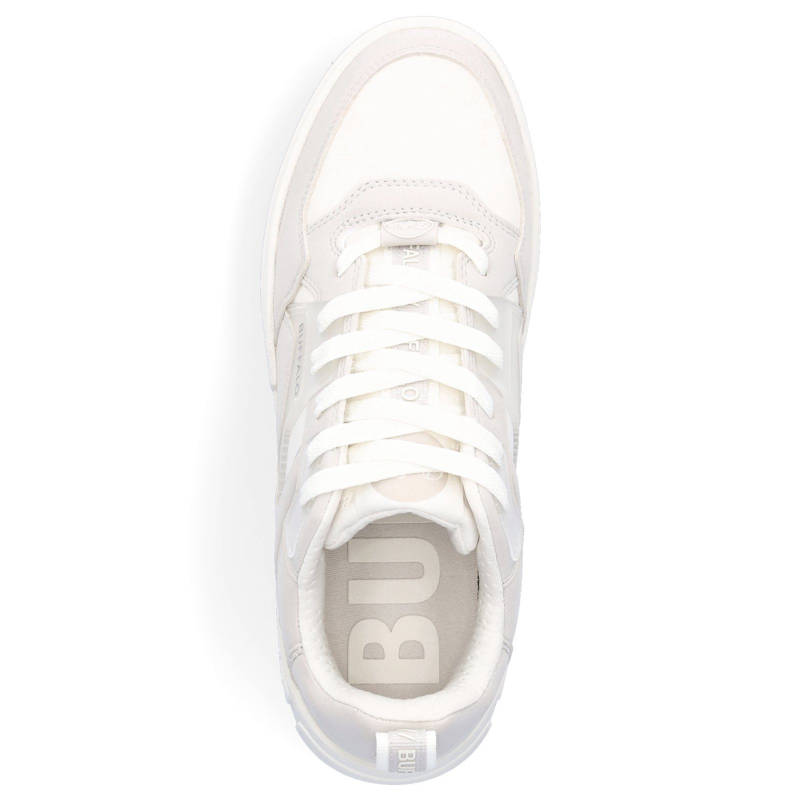 Buffalo vegan Sneaker low Damen Sneaker Buffalo creme grau