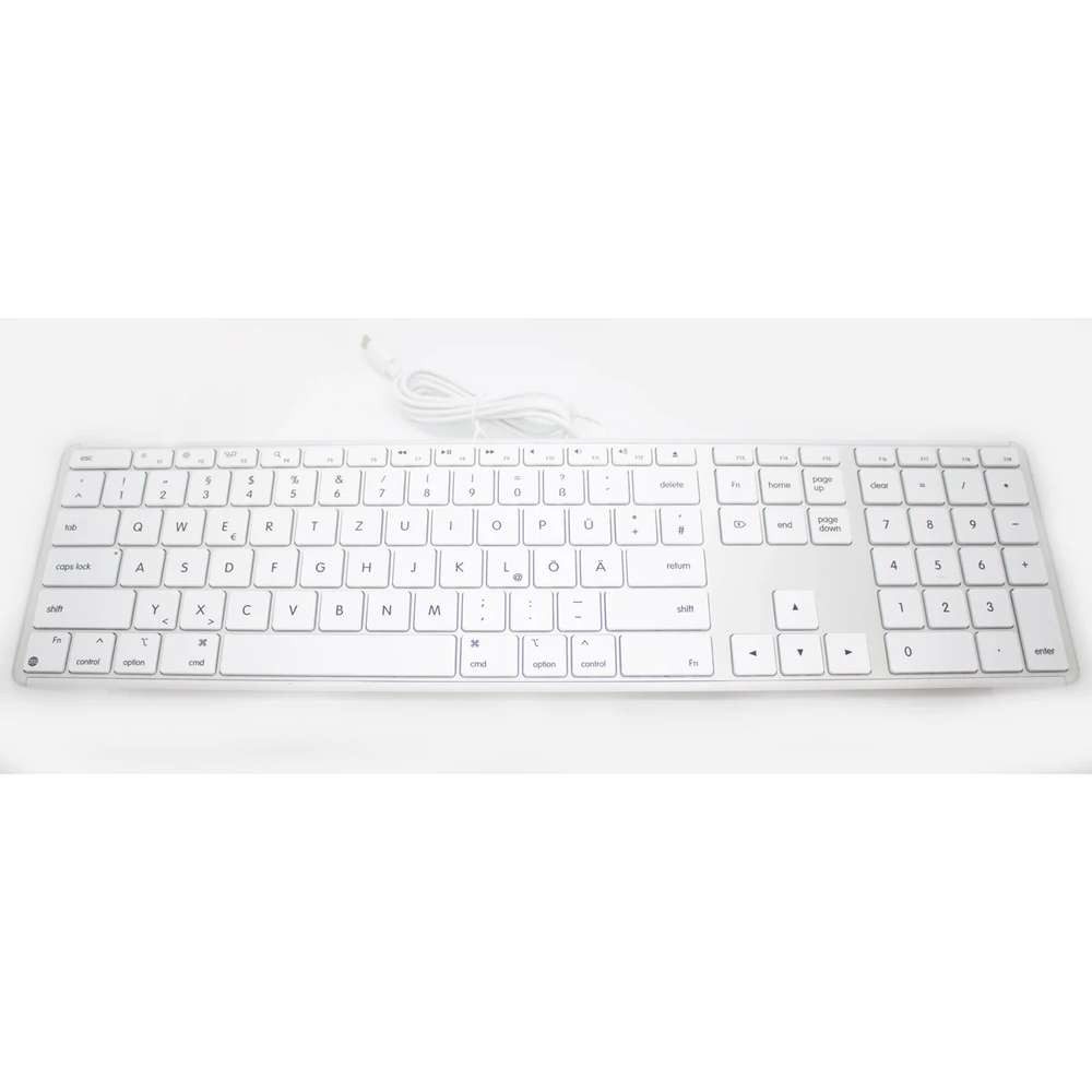 ZAGG ZAGG Wired USB-C Combo: Tastatur & Maus Apple silber Tastatur- und Maus-Set