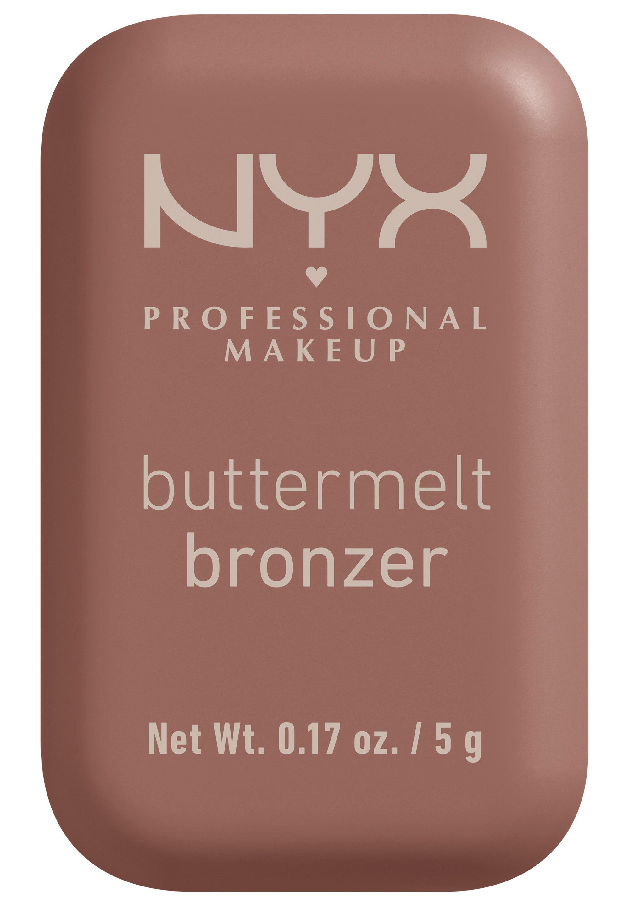 NYX PROFESSIONAL MAKEUP Bronzer BUTTERMELT BRONZE BRONZER, für einen natürlichen Glow, der den ganzen Tag lang hält