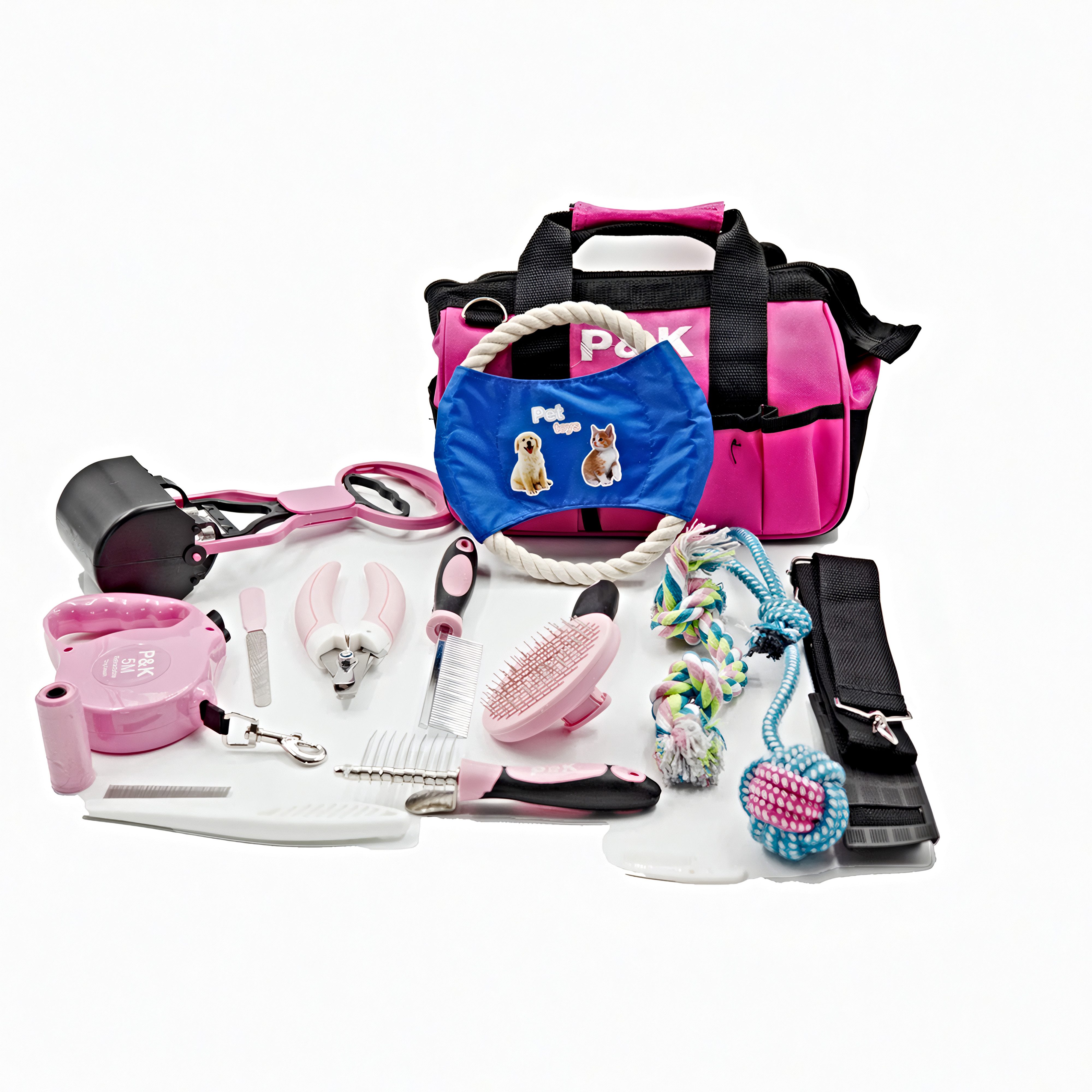 P & K Outdoor-Spielzeug P & K 15 teiliges Hundepflegeset Tierpflegeset günstig online kaufen