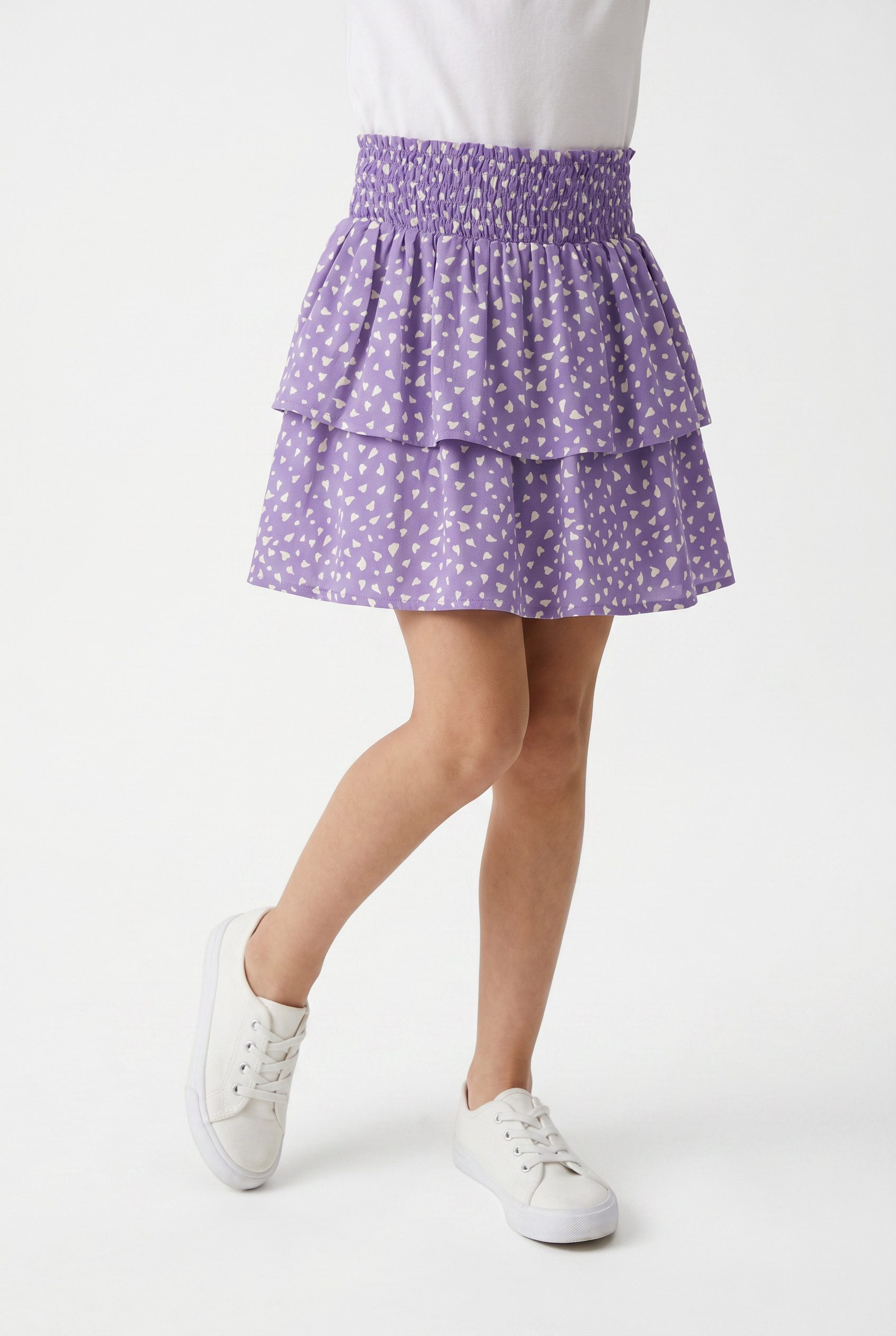 TOM TAILOR Volantrock mit Allover-Floralmuster