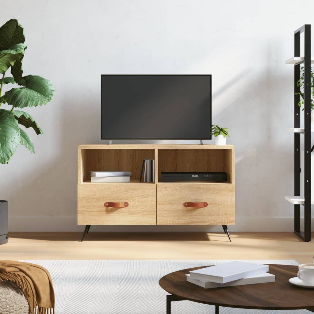 Eiche 80x36x50 cm (1-St) Holzwerkstoff Sonoma-Eiche TV-Schrank TV-Schrank vidaXL Sonoma