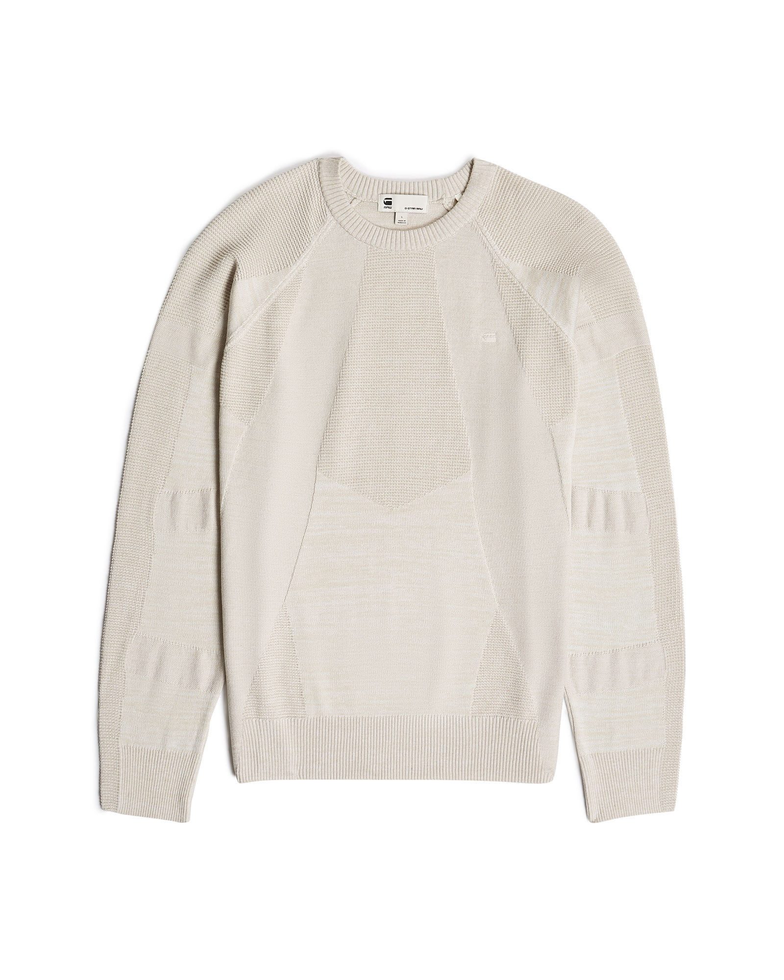 G-STAR Longpullover 3D Biker Ribbed Knit Pullover