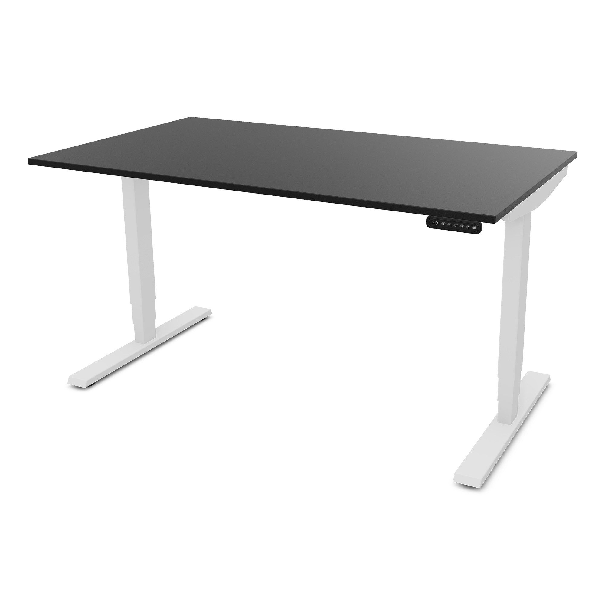ASSMANN Büromöbel Schreibtisch Y-LINE, 120x70cm Schwarz günstig online kaufen
