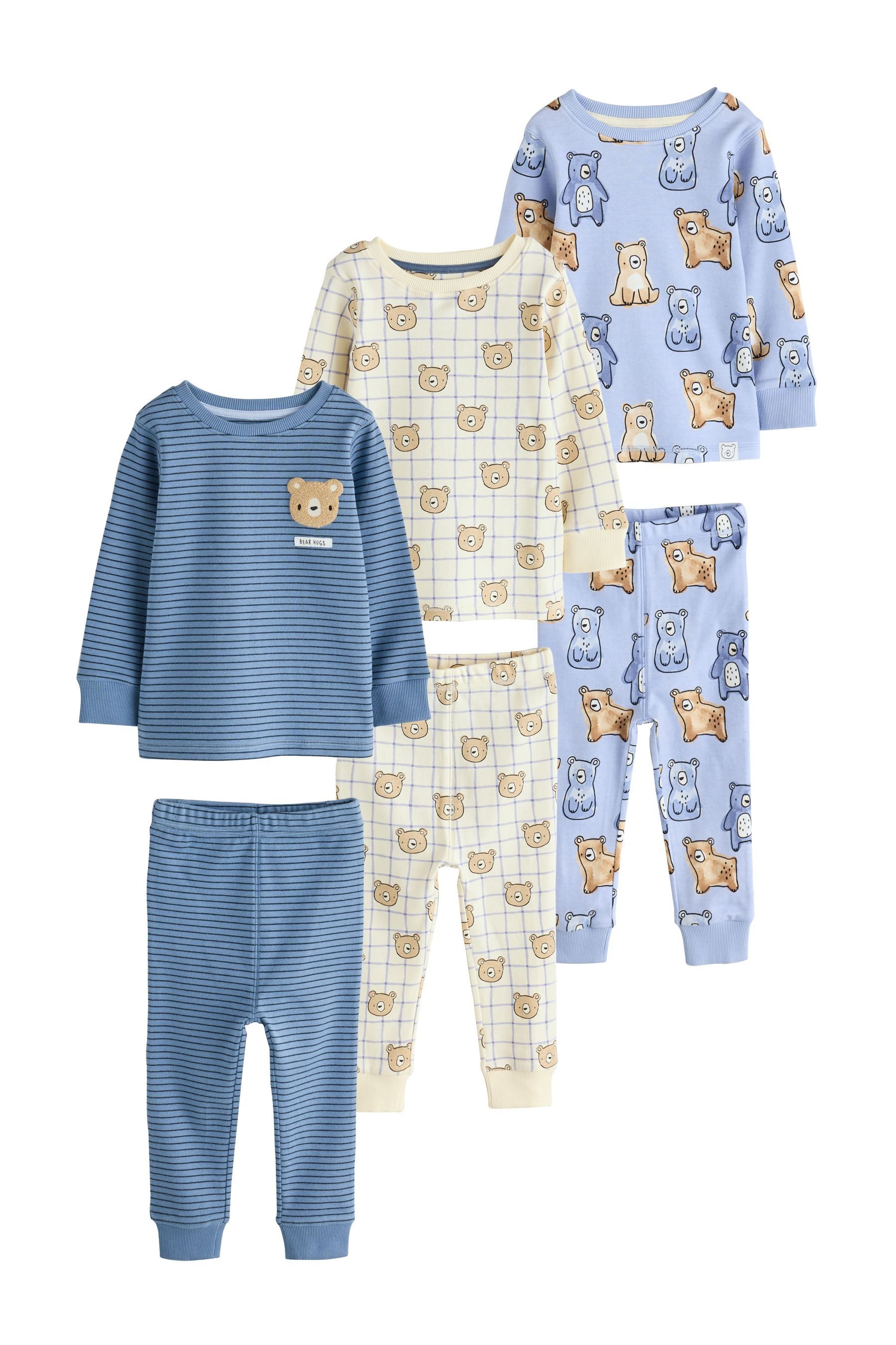 Next Pyjama 3er-Pack Snuggle Schlafanzüge (6 tlg)