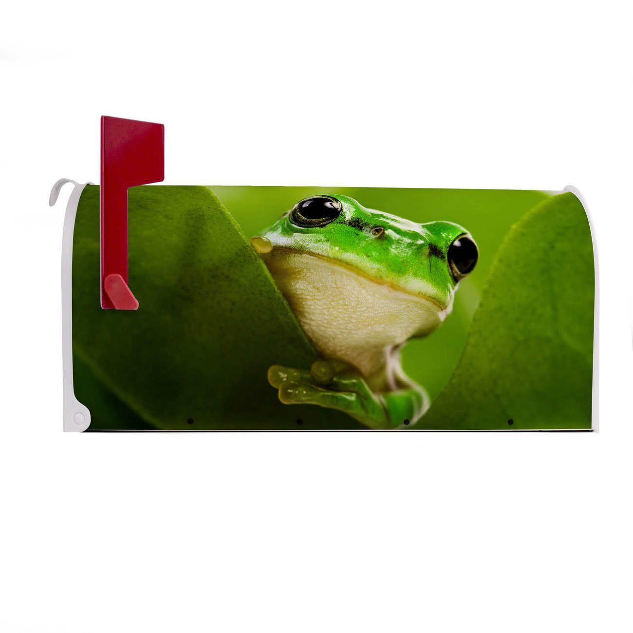 weiß cm x Briefkasten 17 USA), 22 Amerikanischer Frosch Mississippi original banjado (Amerikanischer x 51 Briefkasten, aus Mailbox
