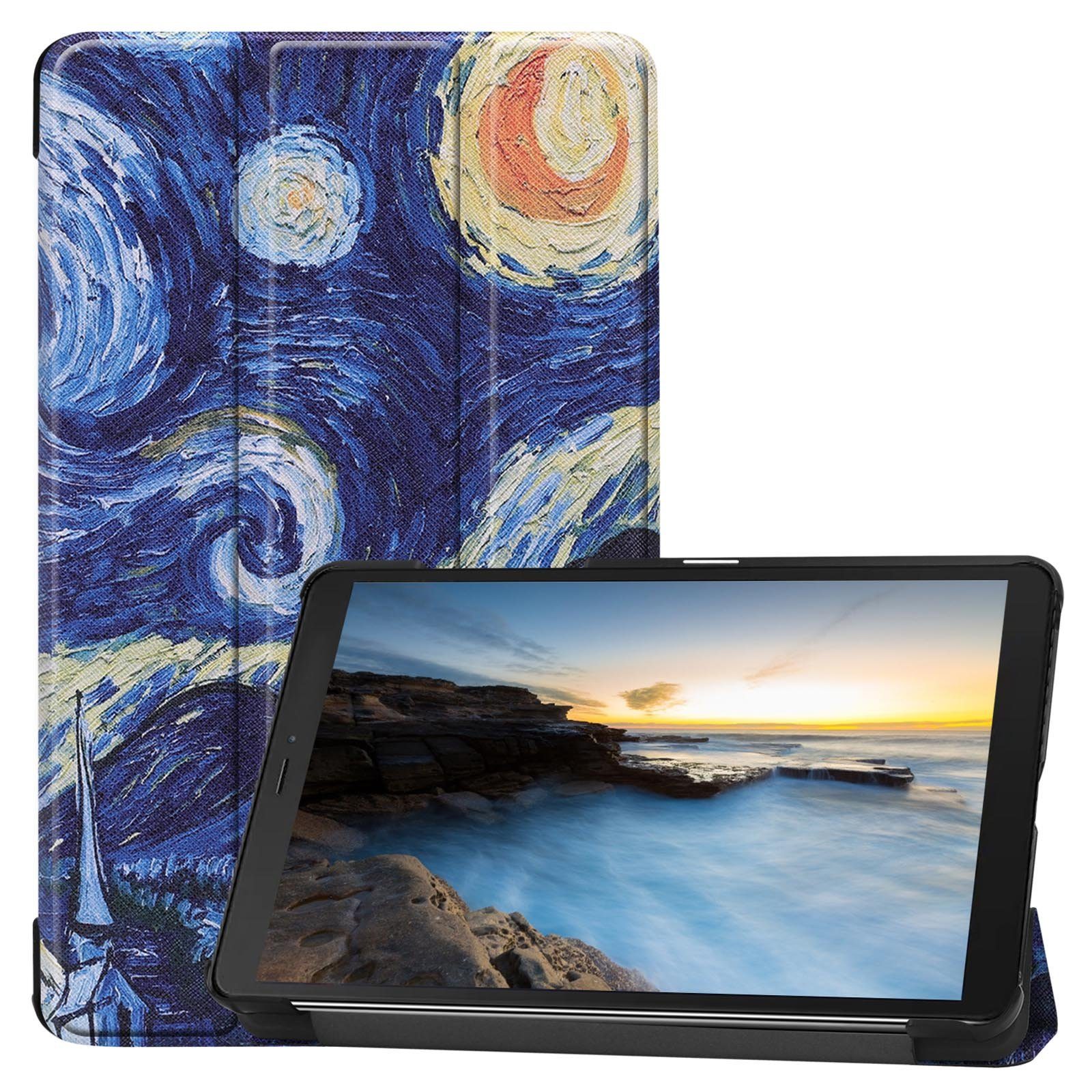 Lobwerk Tablet-Hülle Schutzhülle für Samsung Galaxy Tab A 8 SM-T290 SM-T295 8.0 Zoll, Wake & Sleep Funktion, Sturzdämpfung, Aufstellfunktion