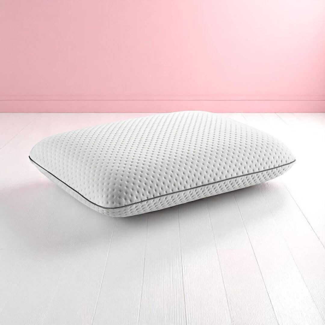 Nordic Schiller Visko-Kissen Pro Visco, Füllung: Visco-Schaum, Bezug: Polyester, Seitenschläfer, Rückenschläfer, Einzelkissen, Einzeln verpackt – vakuumiert im Polybeutel, Ergonomisches Visco-Kissen mit klassischer Form