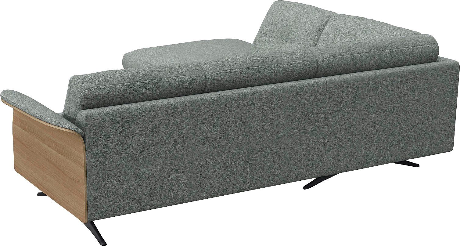 FLEXLUX Ecksofa Glow, super bequem durch hochwertigem Sitzaufbau mit Federkern, L-Form, Modernes skandinavisches Design