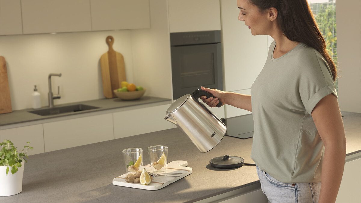 Braun Wasserkocher Identity WK 5200 BK, 1,7 l, 2200 W