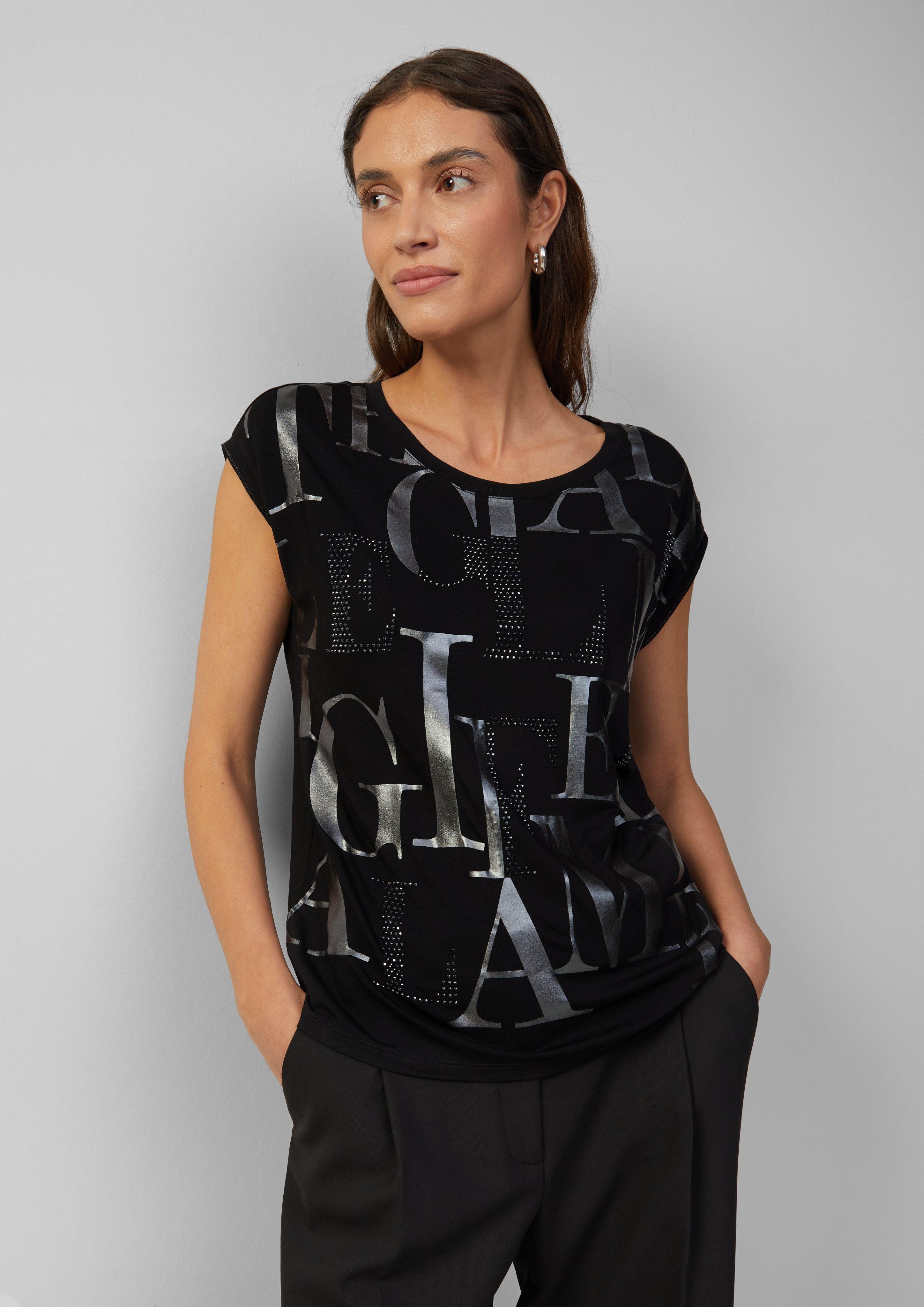 s.Oliver BLACK LABEL Shirttop T-Shirt mit günstig online kaufen