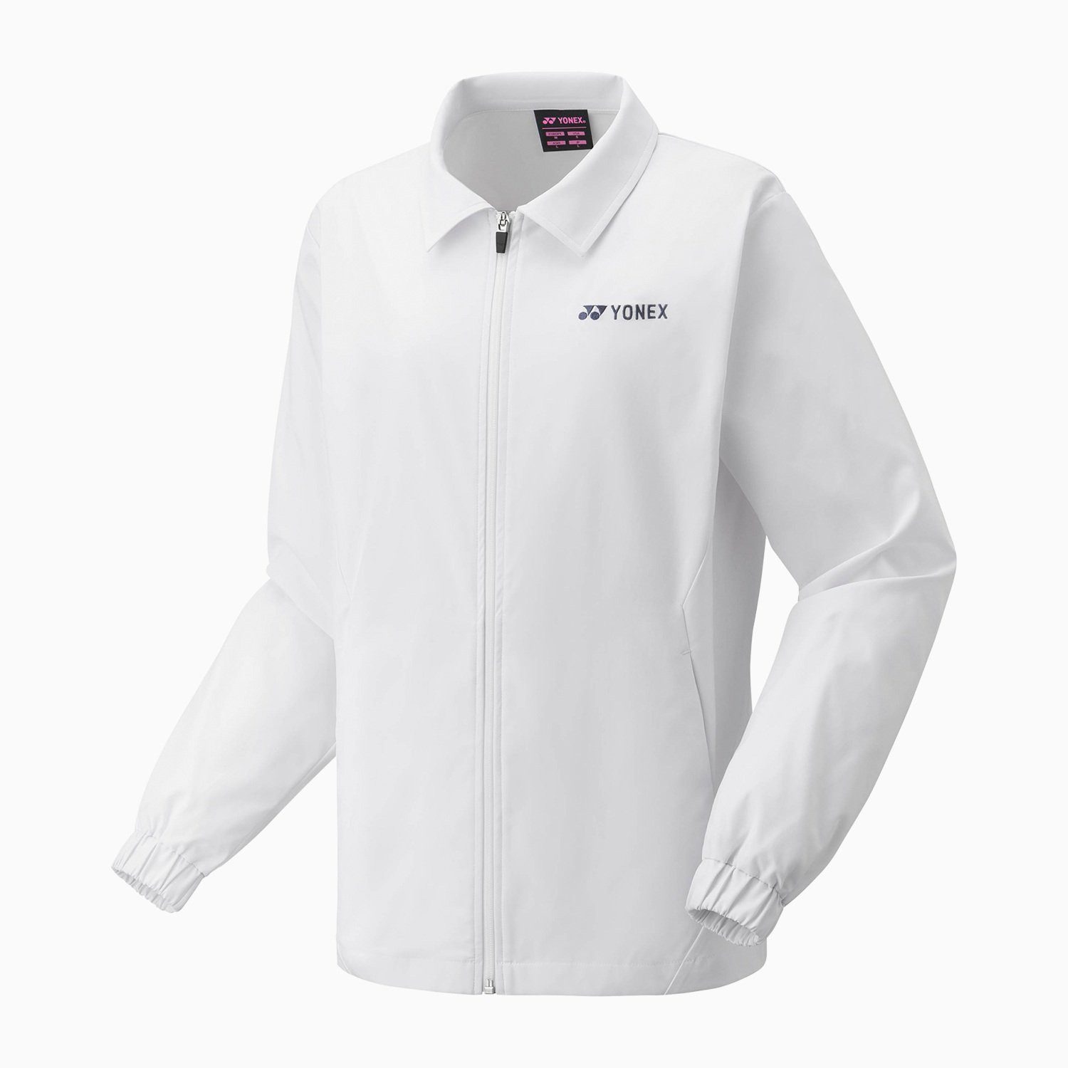 Yonex Trainingsjacke Warm-Up Anzugjacke mit Kragen Club Team 2025 weiss Damen