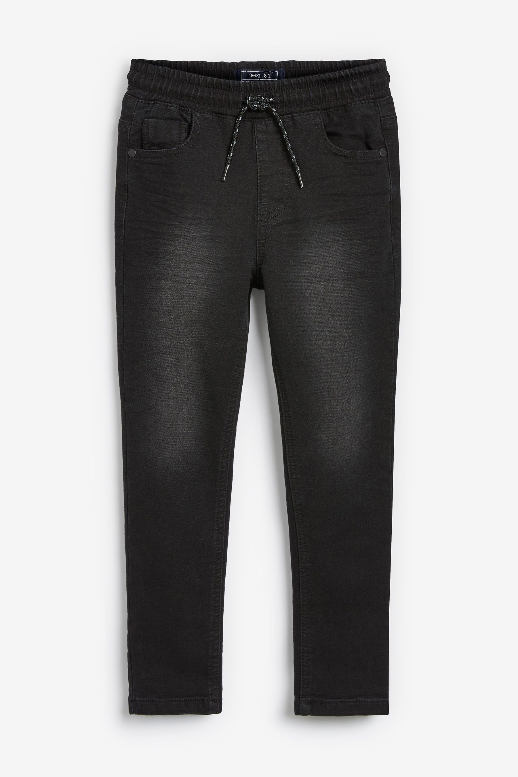 Next Skinny-fit-Jeans Jersey-Jeans im Skinny Fit (1-tlg) Pull-On Waist Black
