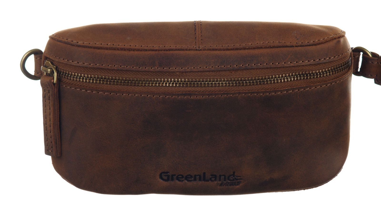 GreenLand Nature Gürteltasche Belt Bag, aus echtem Rindsleder