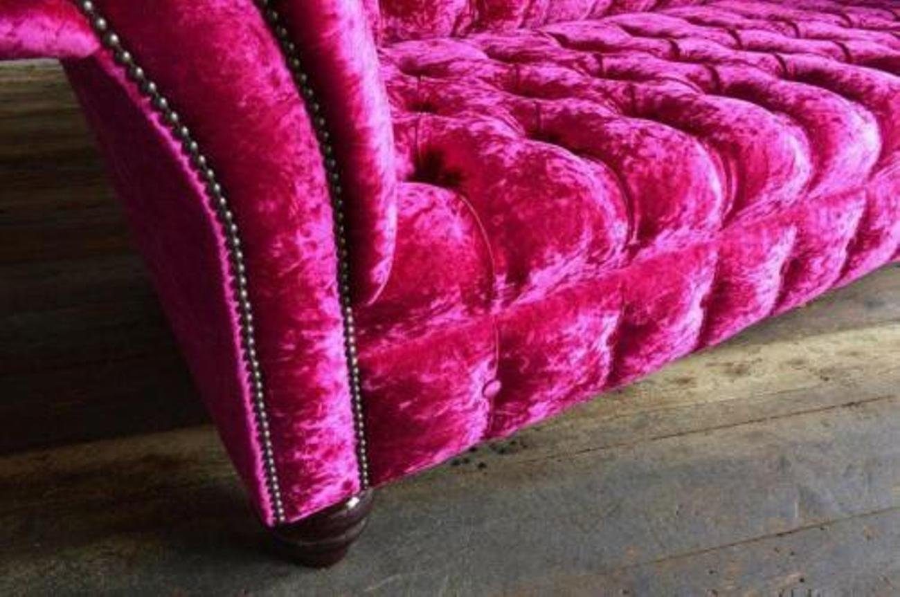 Textil, 3-Sitzer JVmoebel Garnitur Chesterfield Made Sofa Polster Sitz Europe XXL in Couch Big Sitzer 3