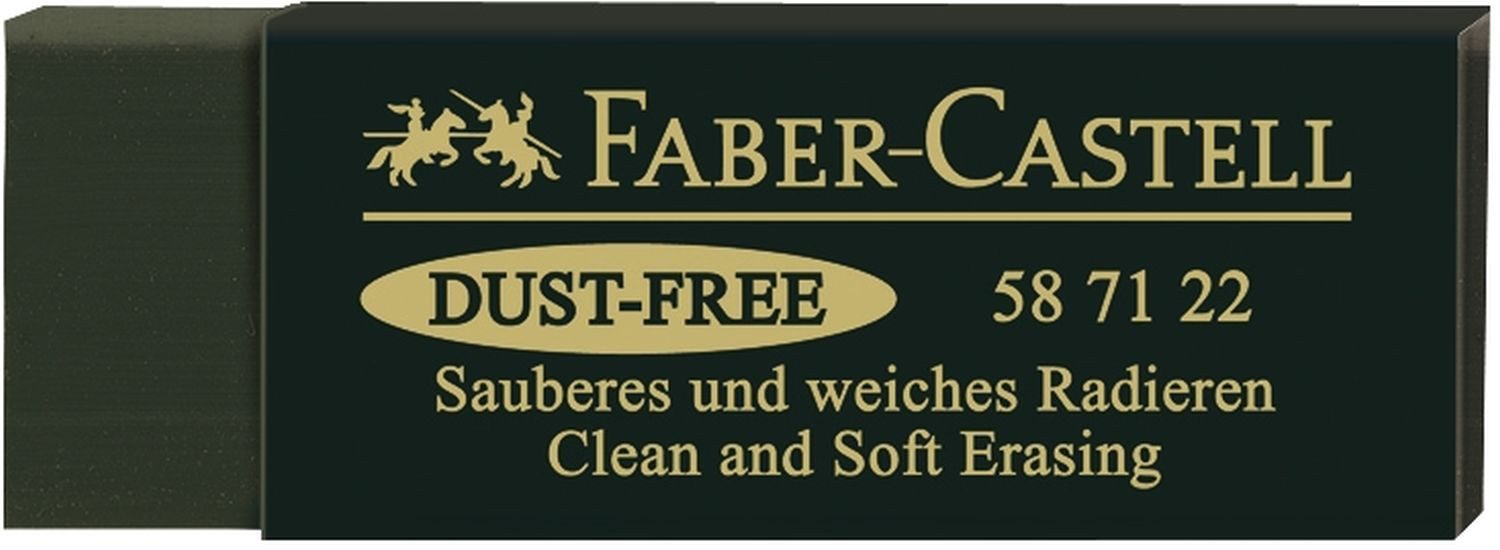 Faber-Castell FABER-CASTELL Radiergummi DUST FREE grün Tintenpatrone