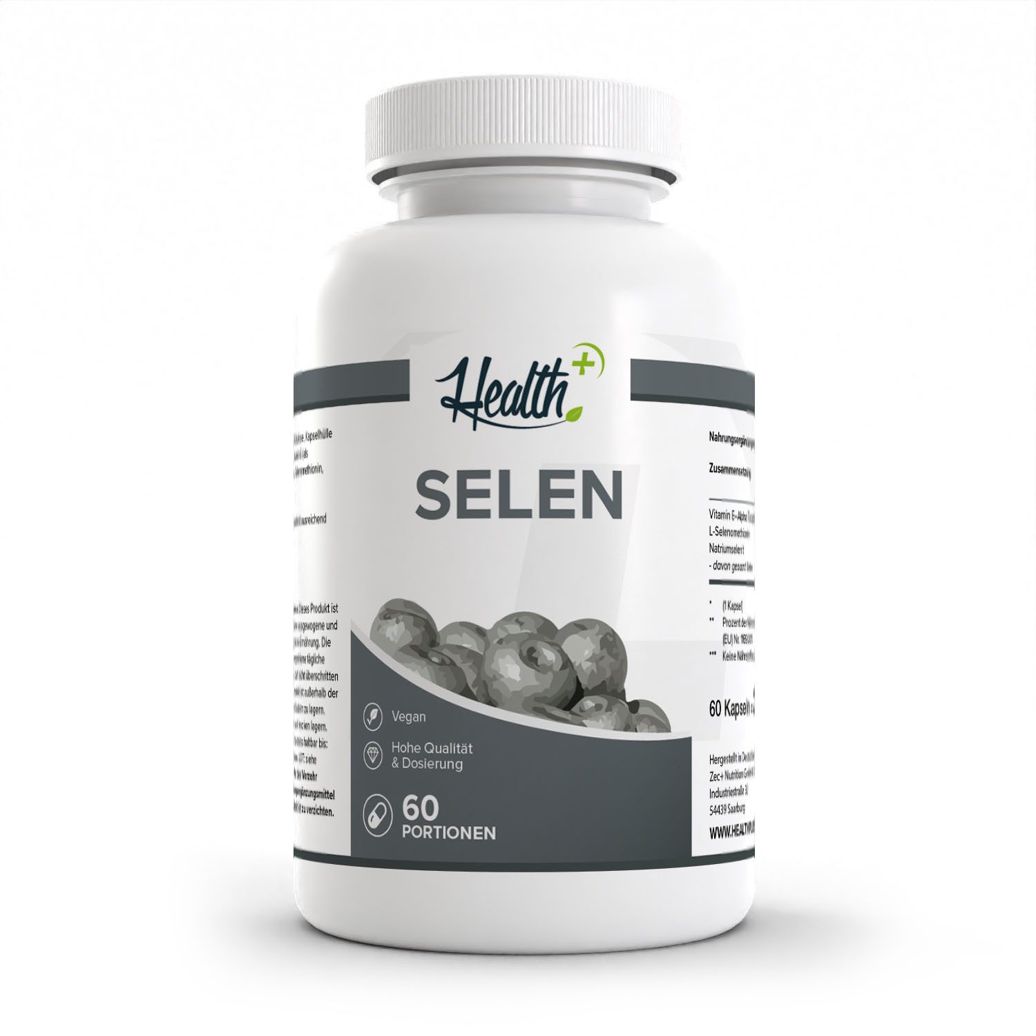 Zec+ Nutrition HEALTH+ SELEN, 60 Kapseln Kapseln