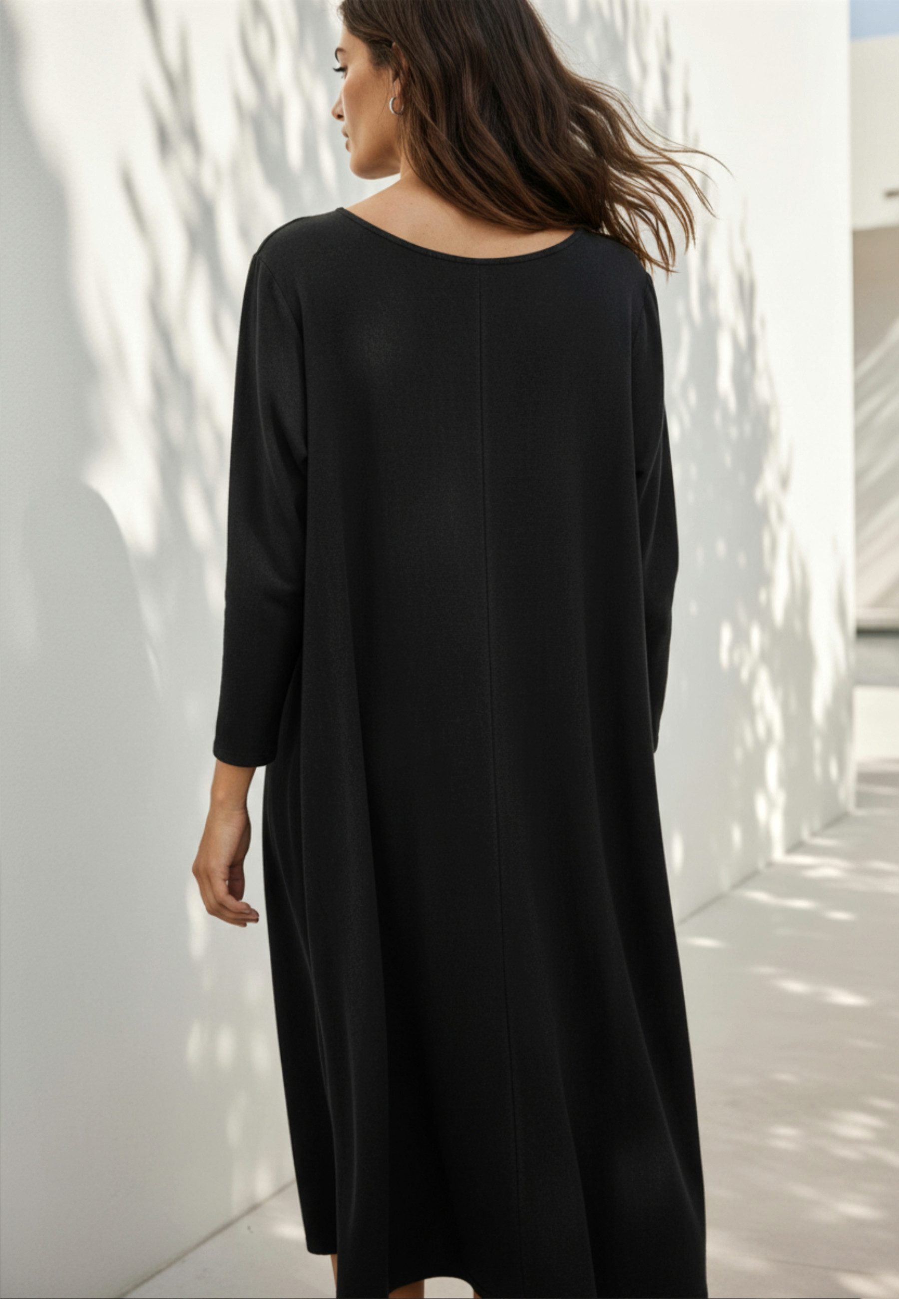Andijamo-Fashion Midikleid MODERN MUSE Midikleid in leicht ausgestellter A-Linie