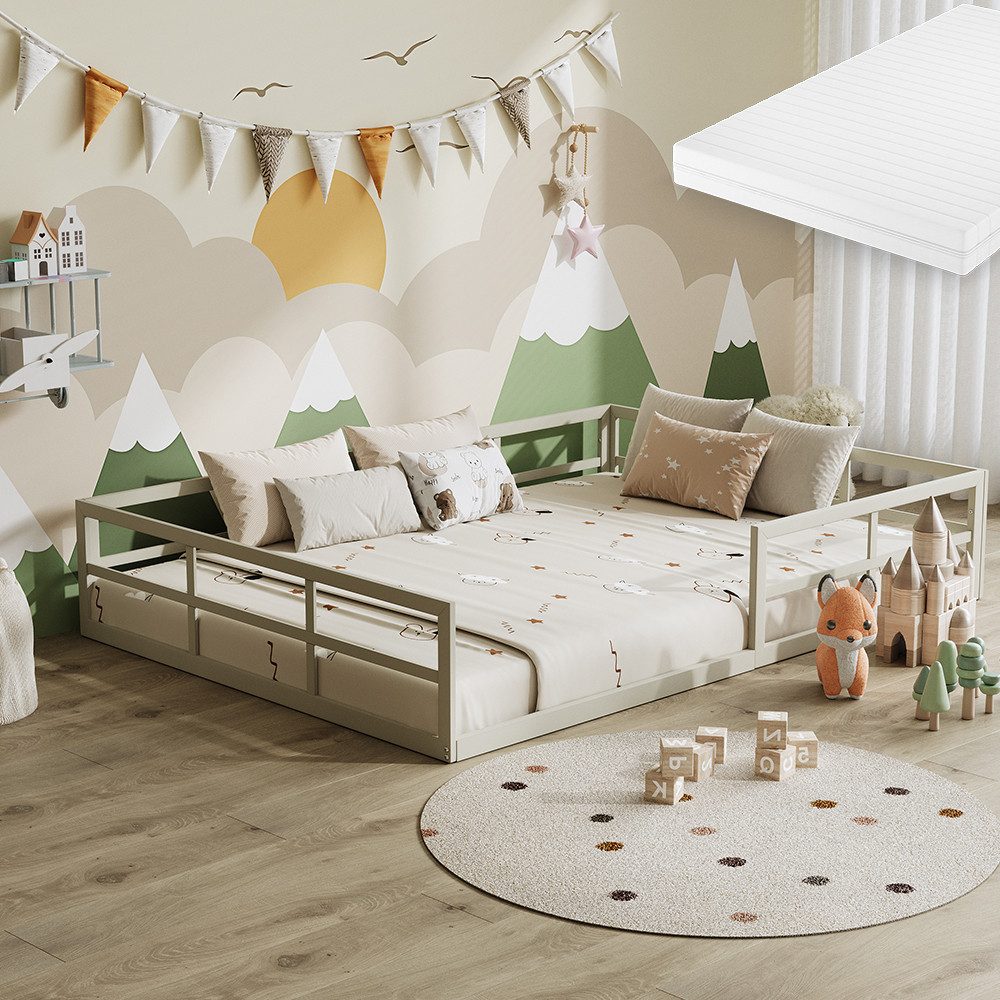 VitaliSpa® Kinderbett Minno, Greige, 140x200 mit günstig online kaufen