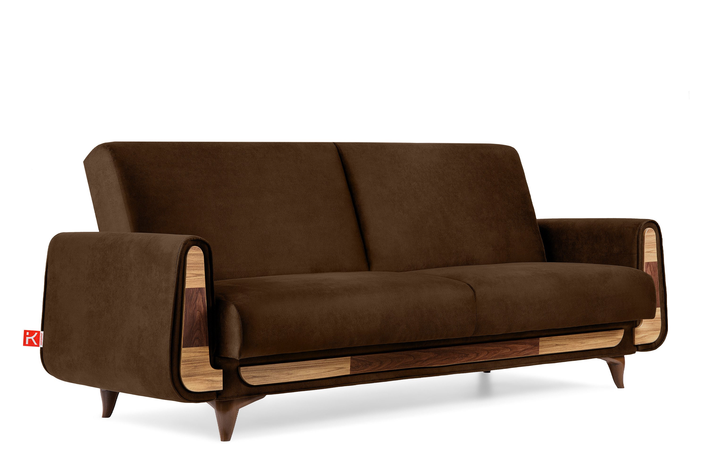 KONSIMO® 3-Sitzer GUSTAVO Sofa 3-Personen, Modern, mit Schlaffunktion, Bettkasten, hergestellt in der EU – Bild 3 von 5