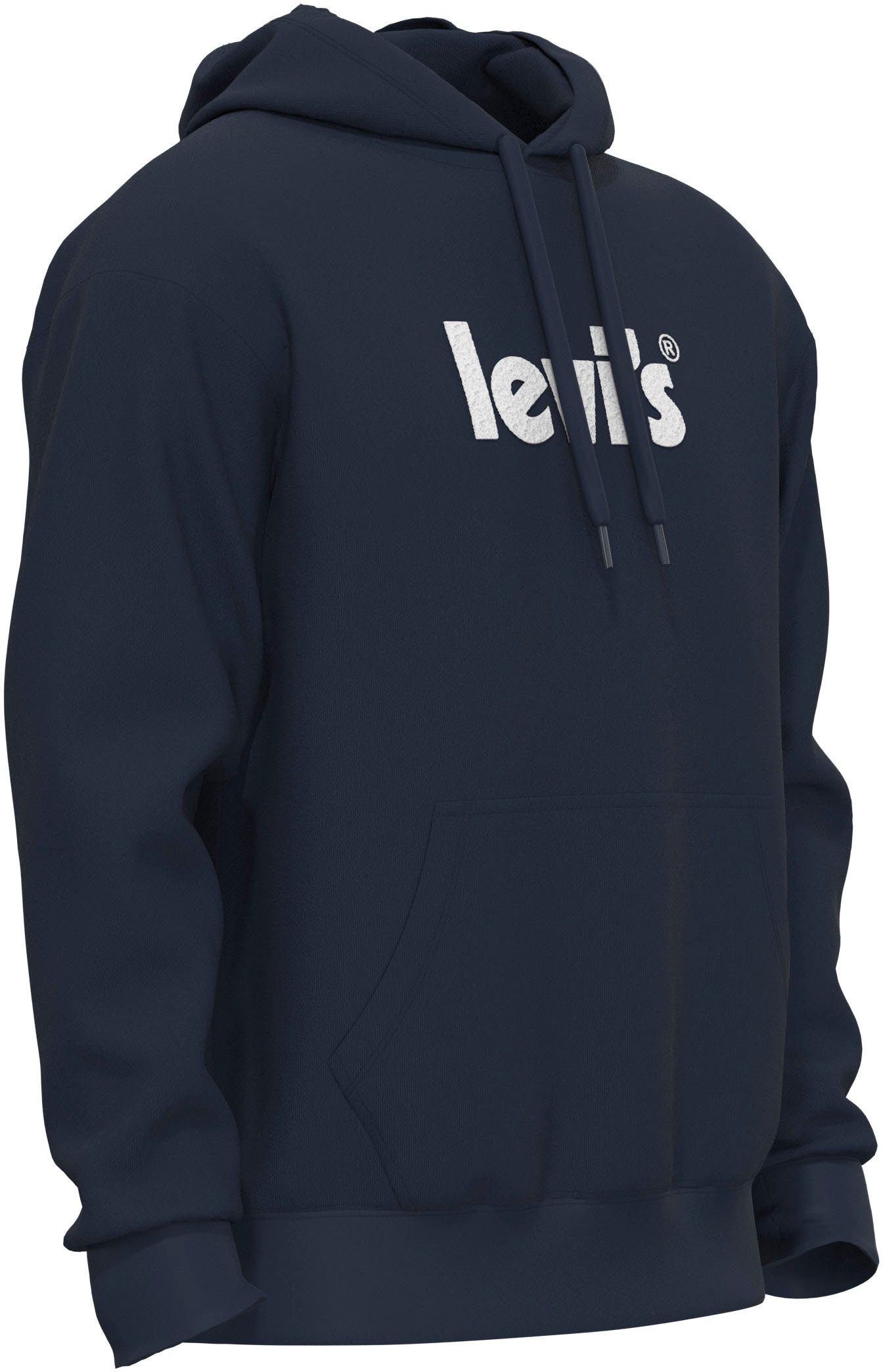 dress PO Kapuzensweatshirt mit GRAPHIC Levi's® T2 blues LE RELAXED Logoprint farbigem