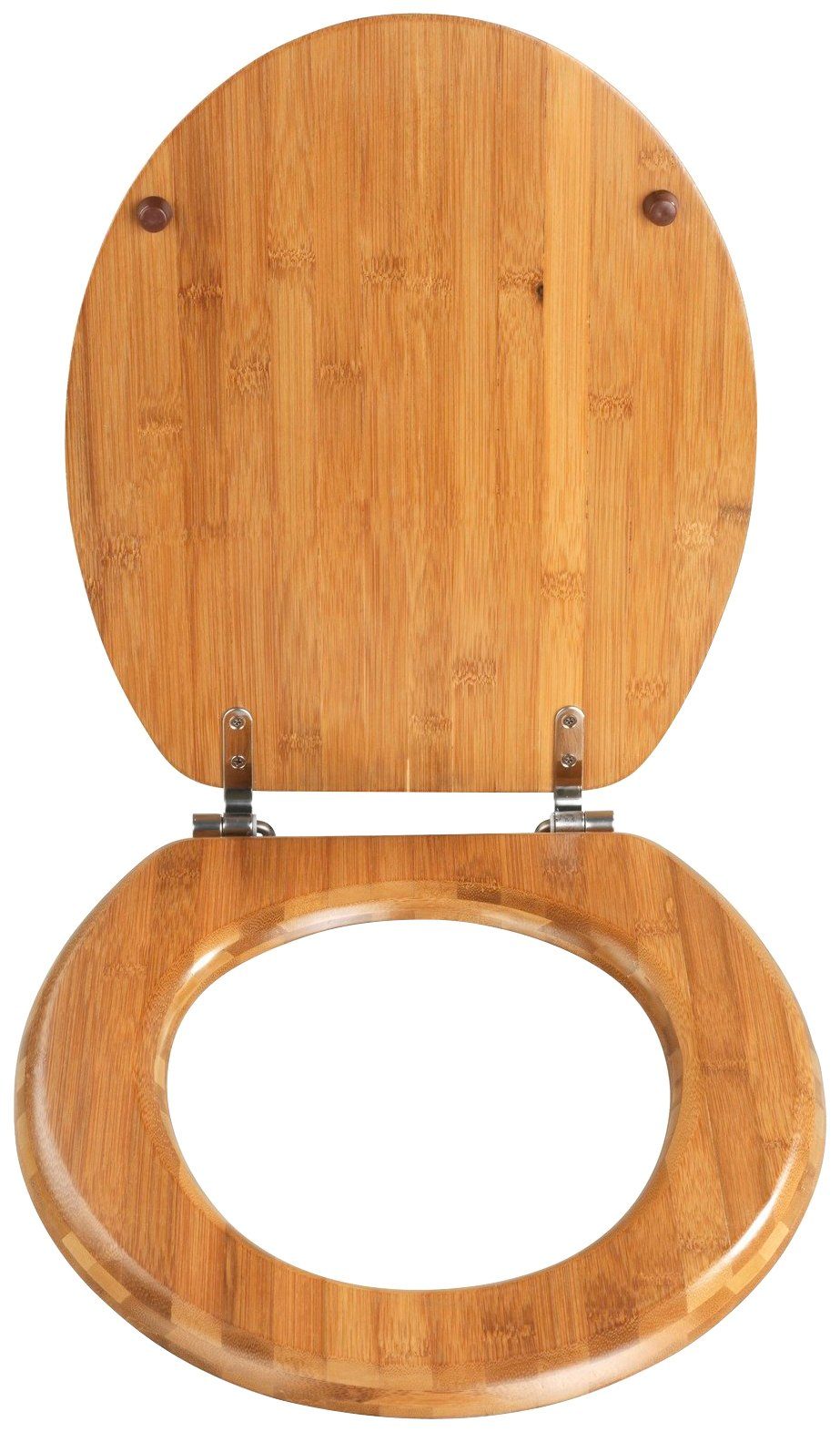 WENKO WC-Sitz Bambus Dunkel (1-St)