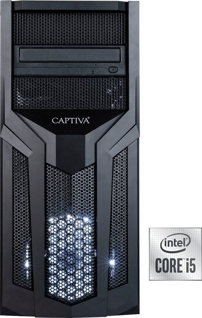 CAPTIVA G7IG 20V2 Gaming-PC (Intel Core i5 10400F, GeForce GTX 1650, 16 GB RAM, 1000 GB HDD, 480 GB SSD, Luftkühlung)