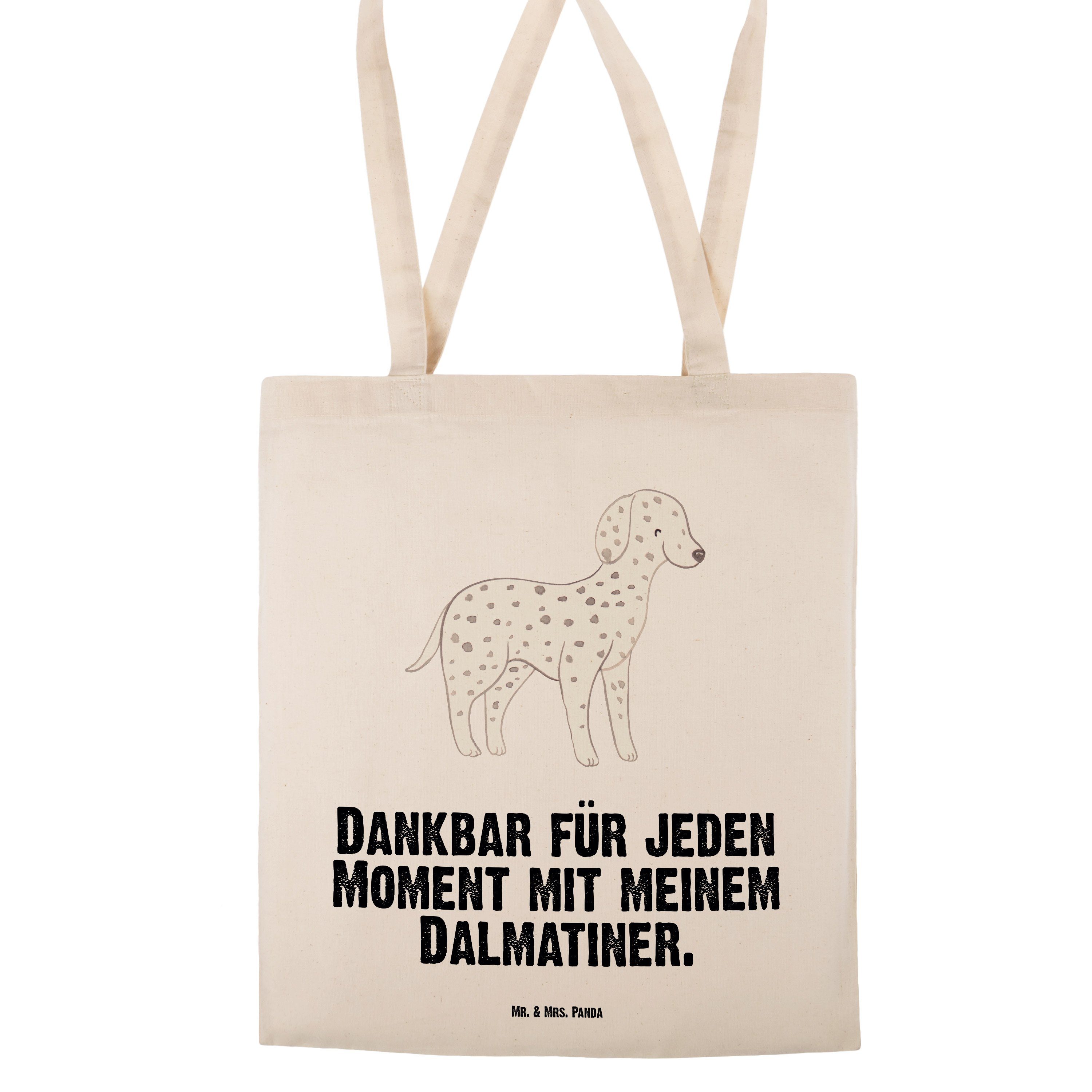 Dalmati Panda Schenken, Dalmatiner (1-tlg) - Moment - Beutel, Mr. Tragetasche & Mrs. Transparent Geschenk,